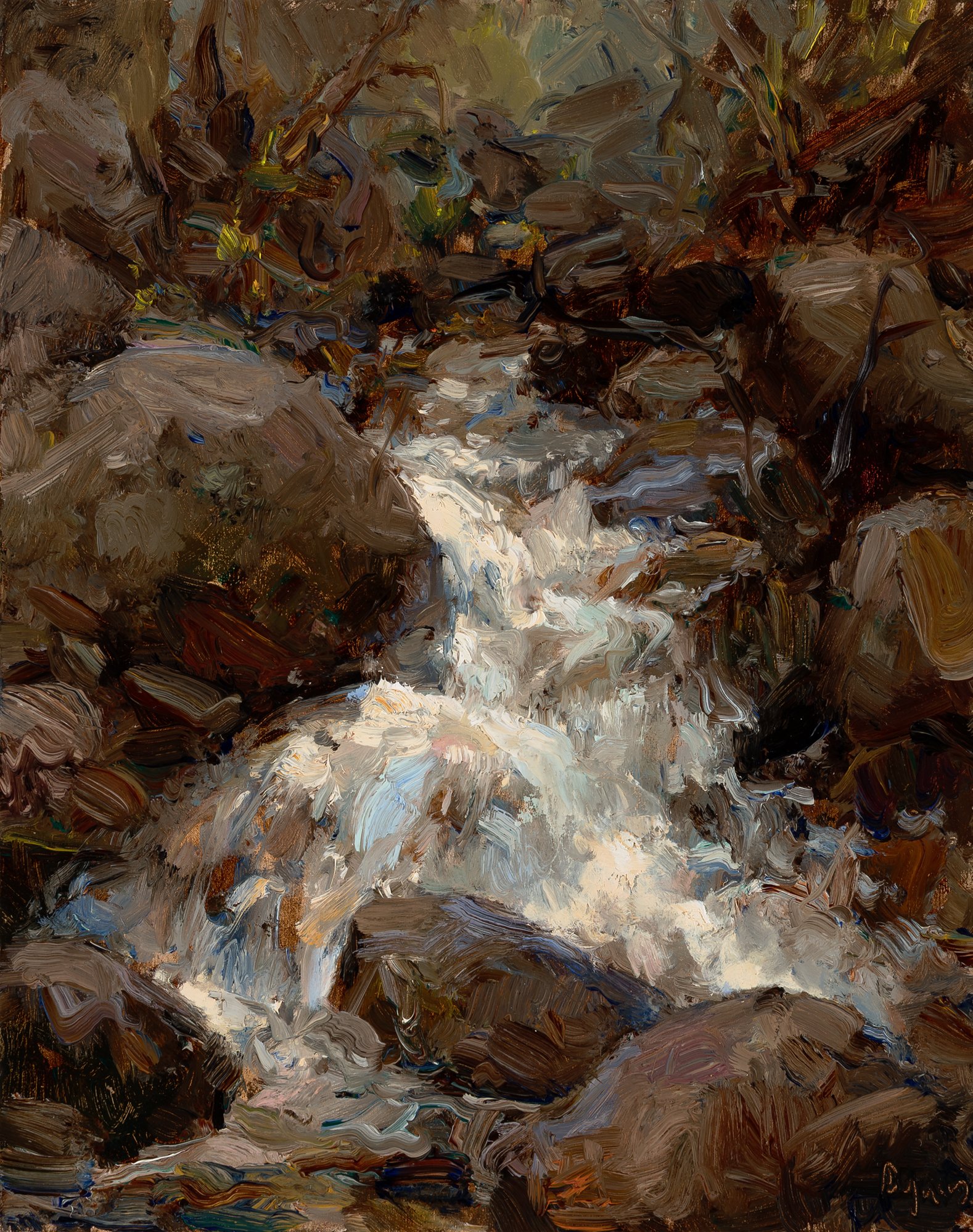 Minanya Kitina 6. Oil on wood. 