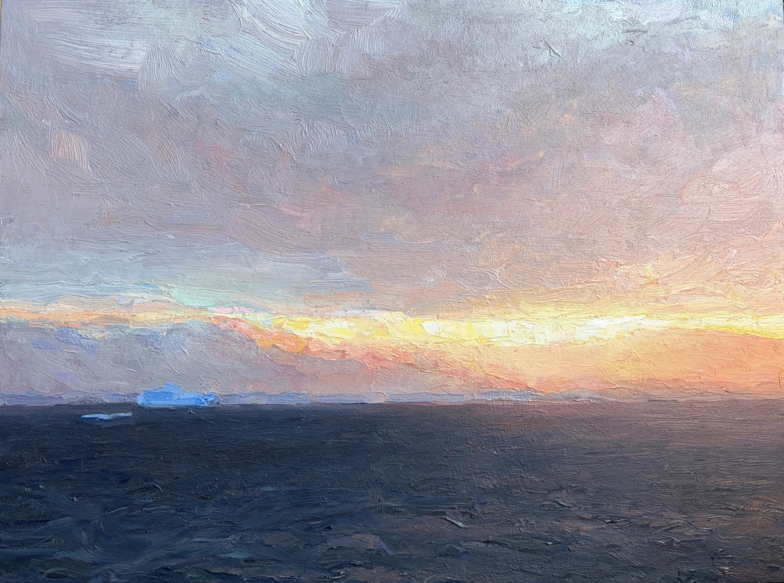 Anvers Island. 41 x 30 cm. Oil on wood.