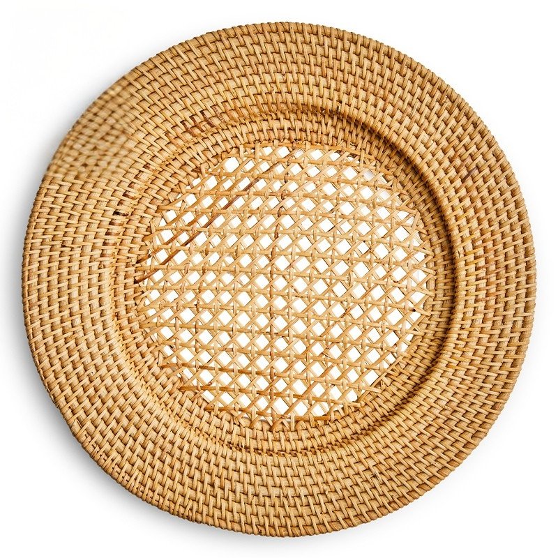 RATTAN CHARGER | HONEY