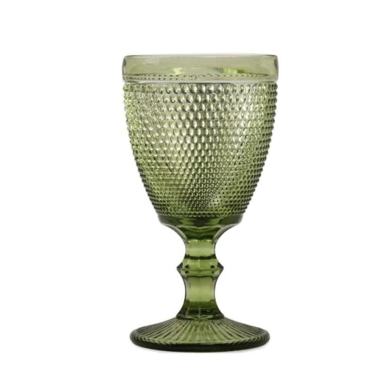AMBROSIA GOBLET | GREEN HOBNAIL