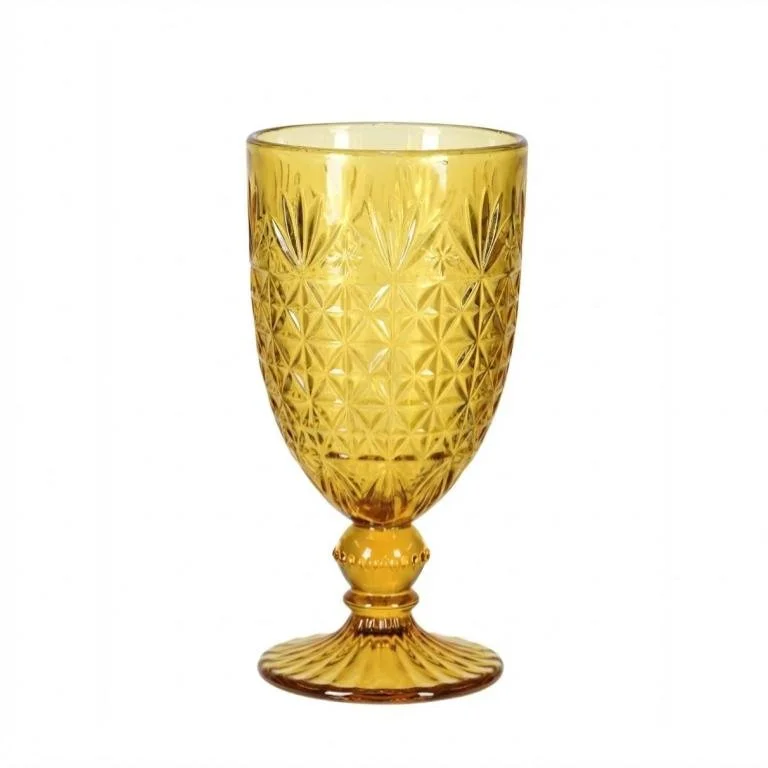 Vienna Water Goblet Amber.jpg