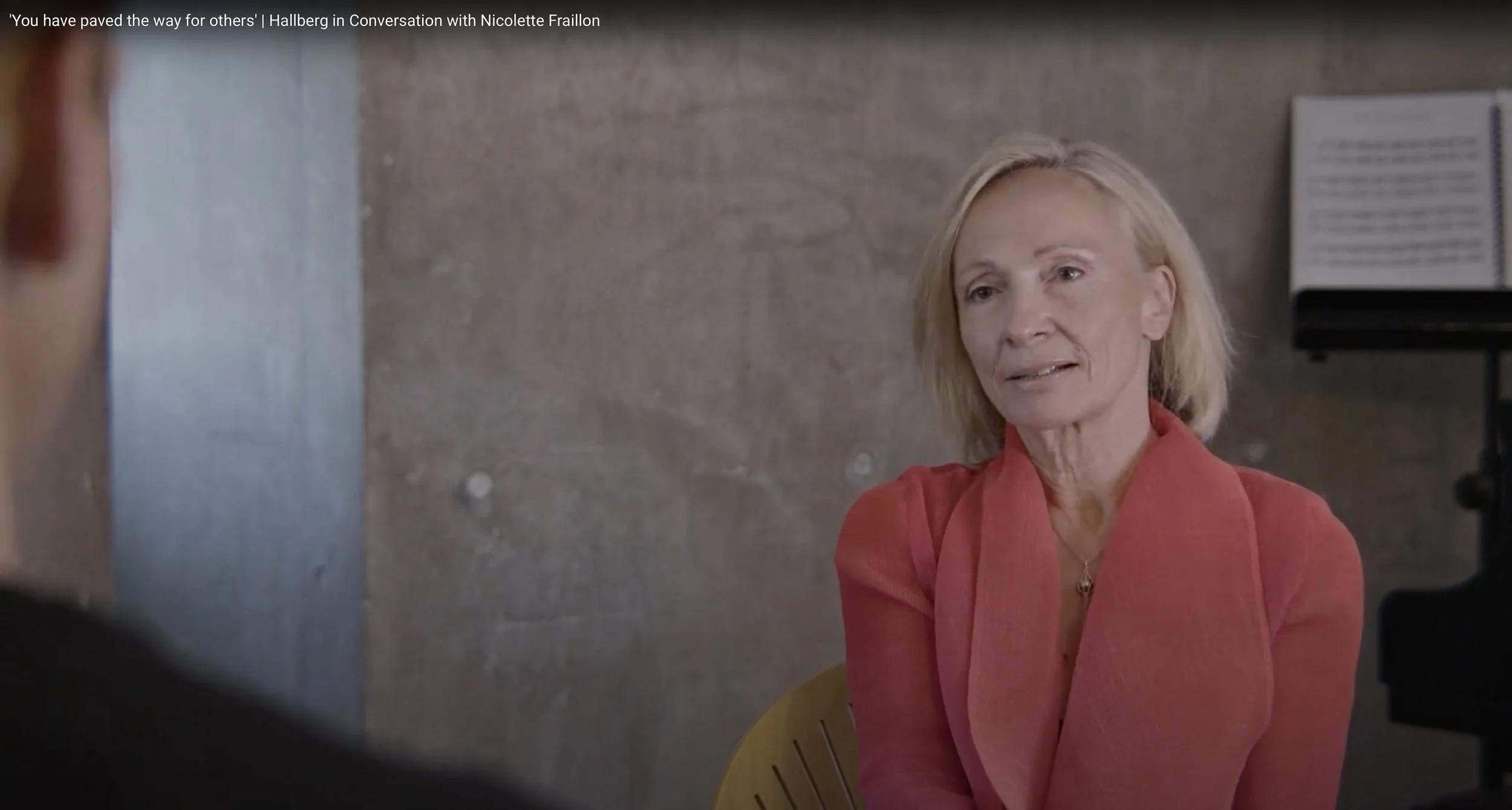 Nicolette in conversion with David Hallberg