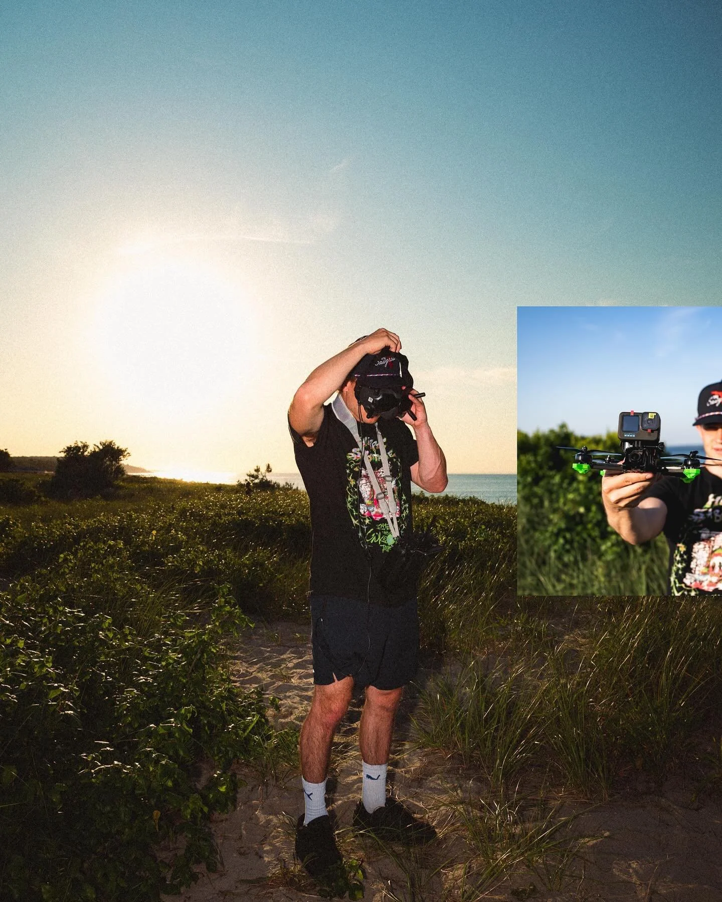 Sunset Chasers. Level 100🚀🌅
&bull;
&bull;
&bull;
&bull;
#nikon #nikonphotography #nikonusa #longisland #newyork #flashphotography #fpvdrone #drone #beach #westcott #sunset #photography