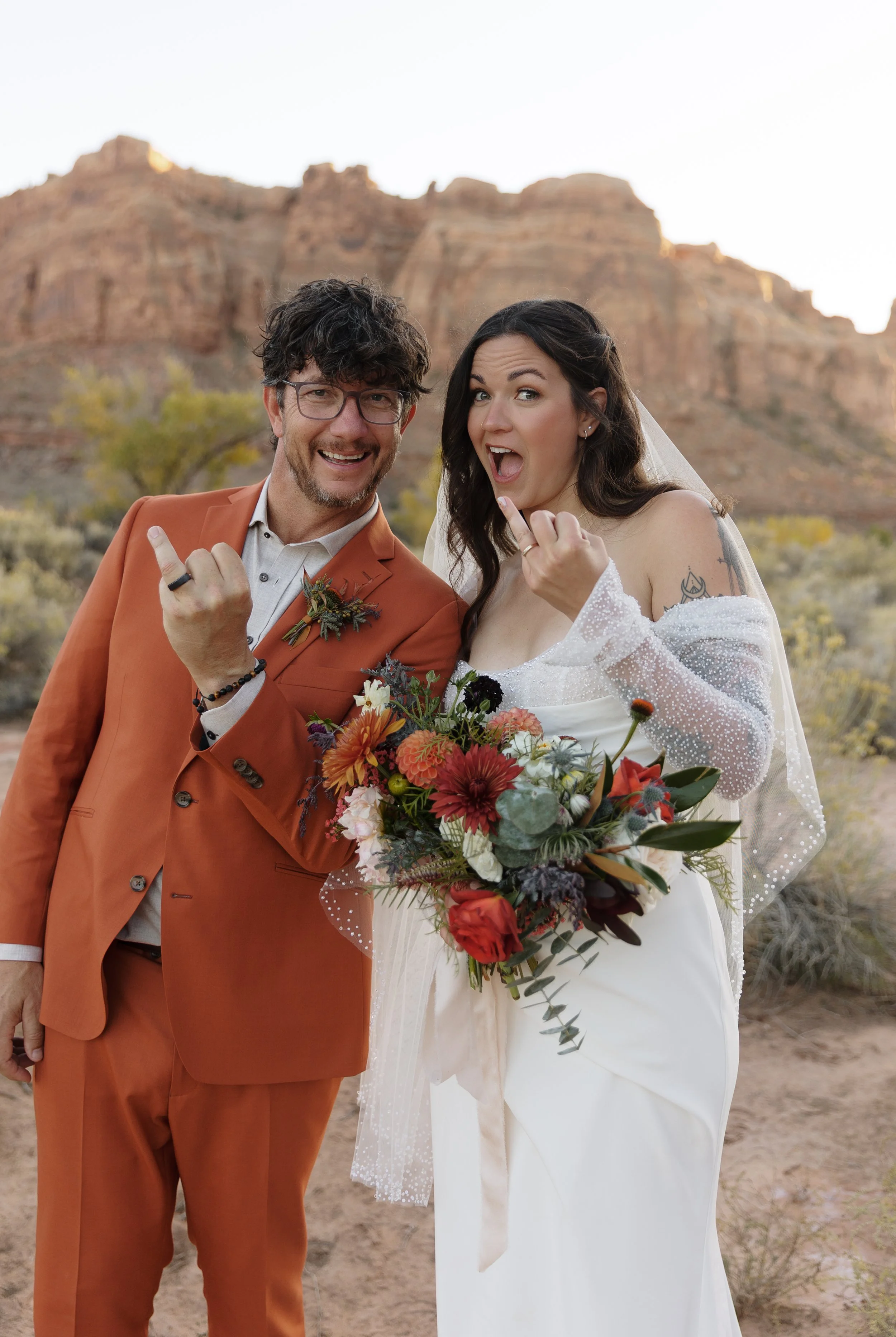 Client Albums: Ashton and Rons’ Moab Desert Wedding
