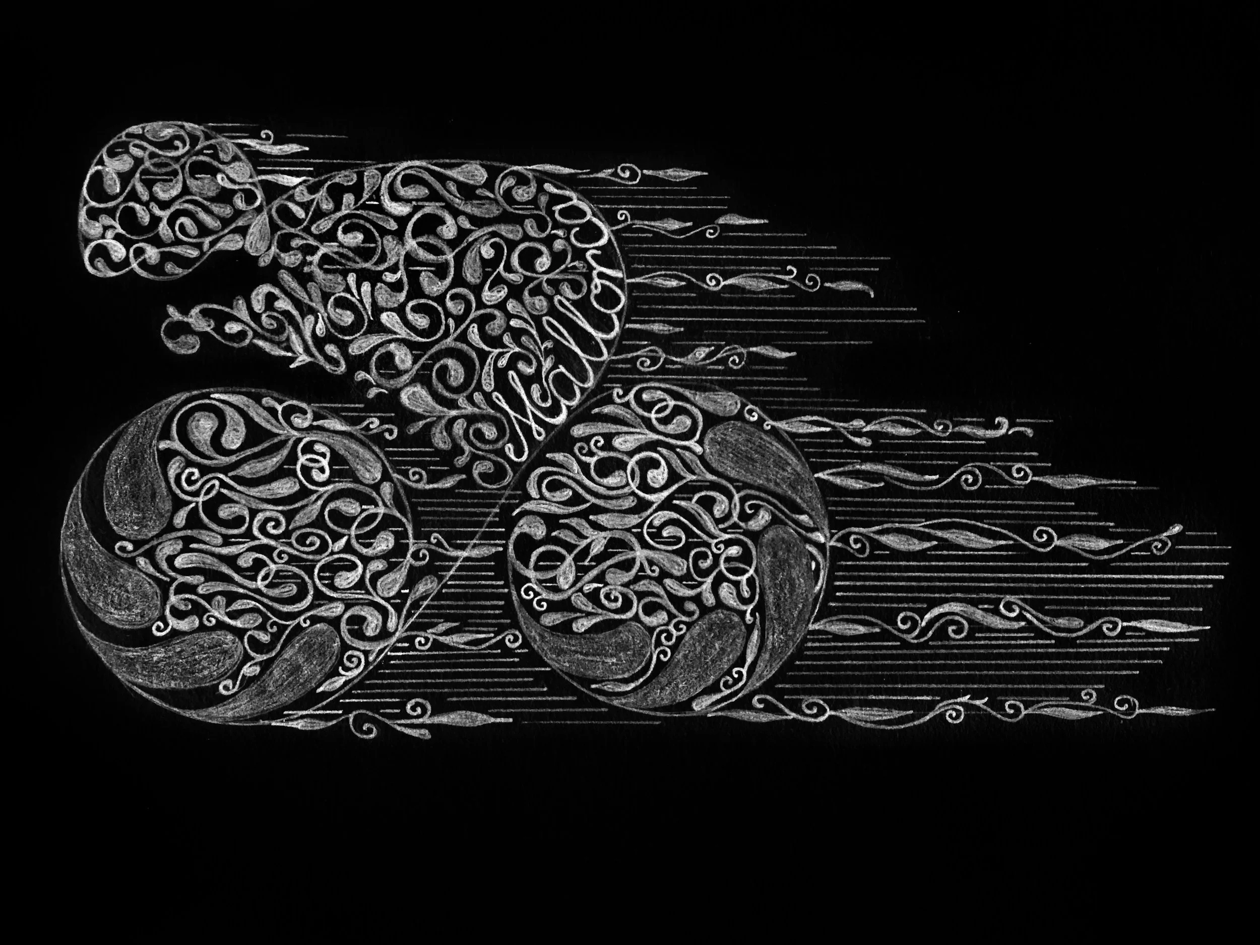 Cyclist design on fabric