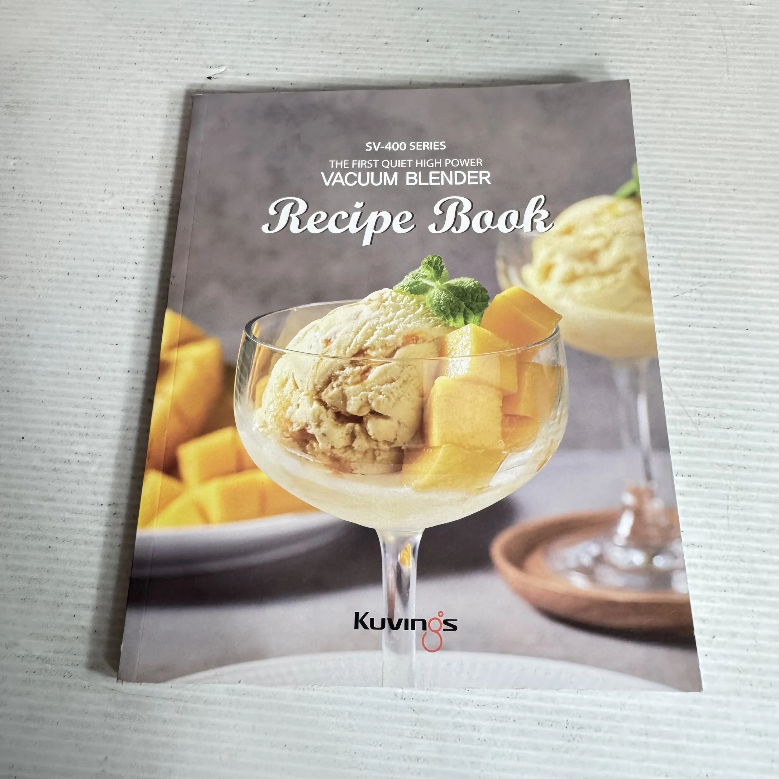 Recipe Book : SV-400 Series Vacuum Blender