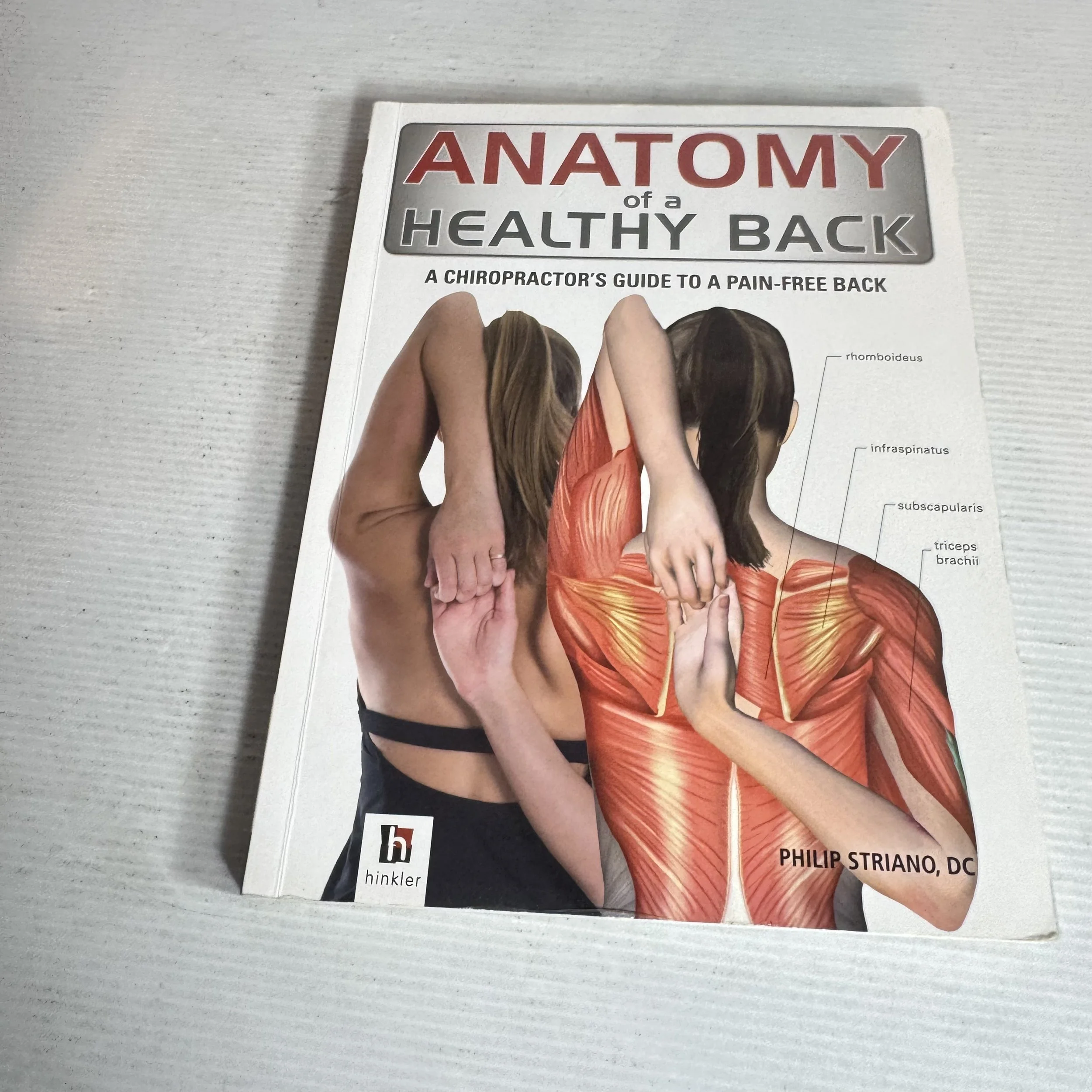 Anatomy Of A Healthy Back: A Chiropractor's Guide To A Pain-Free Back - Philip Striano, DC