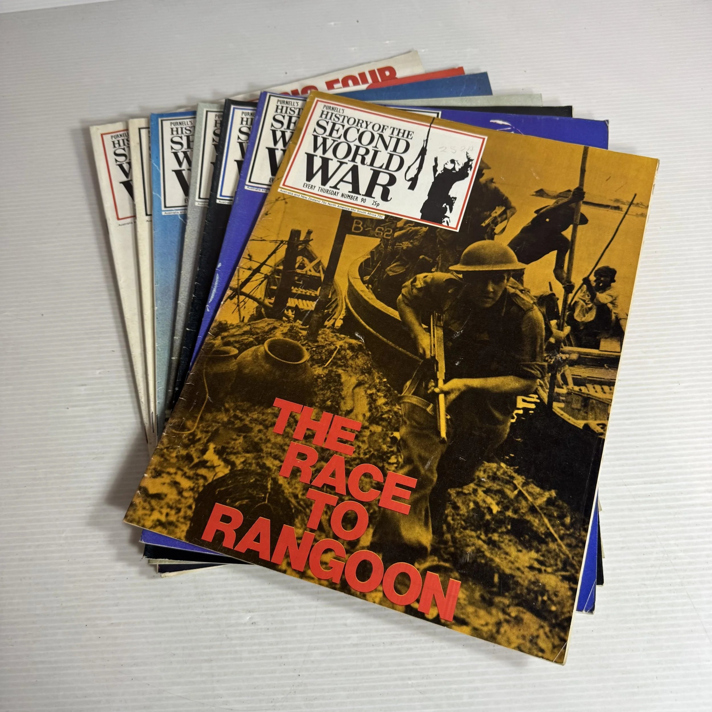 Purnell's History Of The Second World War Magazine Bundle x7 (Issues 90-99)