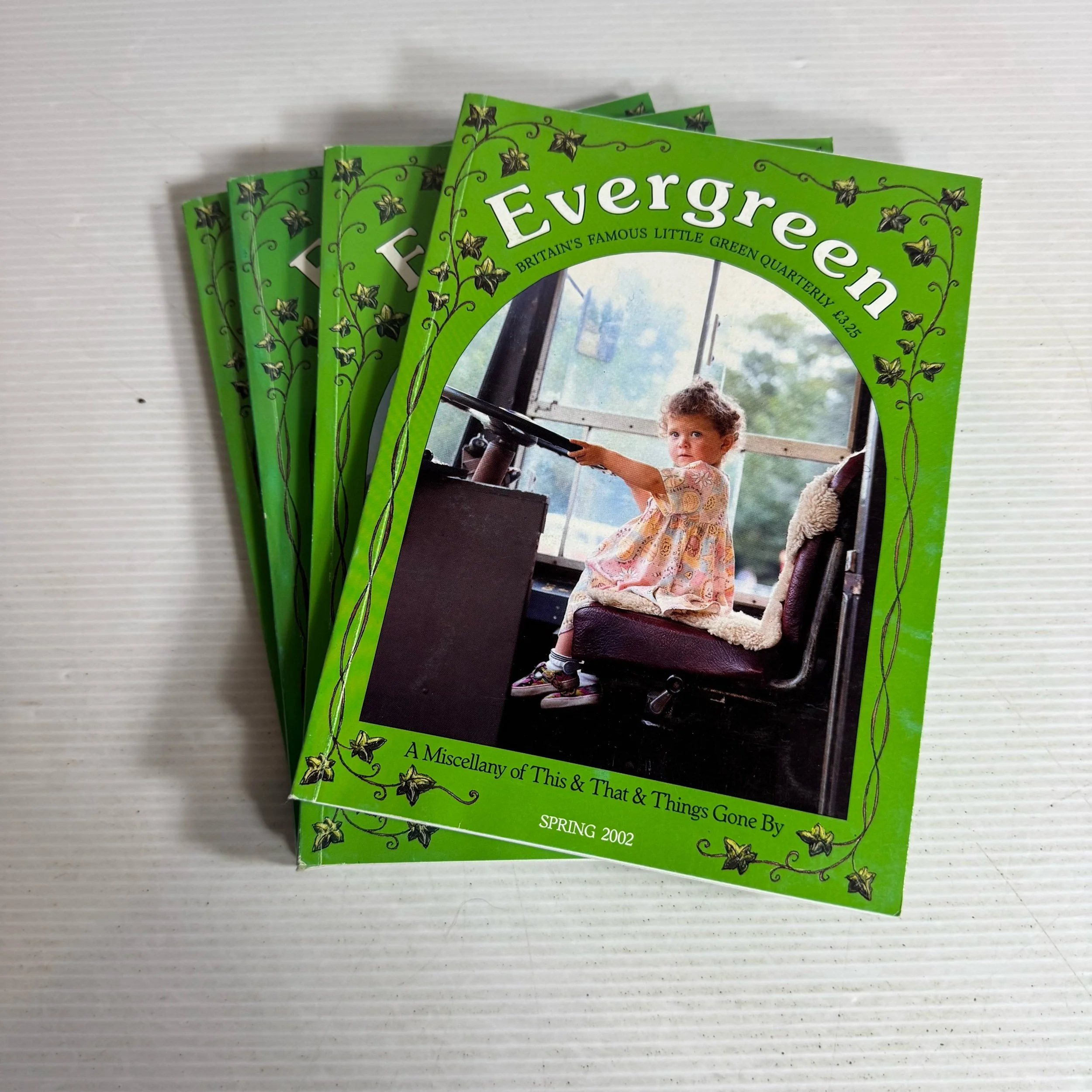 Evergreen Book Bundle x4 Spring 2002, Summer 2002, Autumn 2002, & Winter 2002/3 (401)