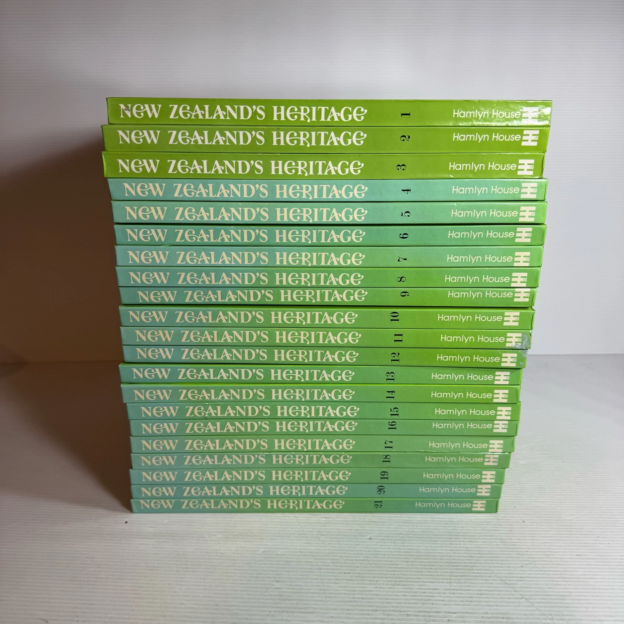 New Zealand’s Heritage : The Making Of A Nation Book Bundle Books 1-21 (Vintage 1978)