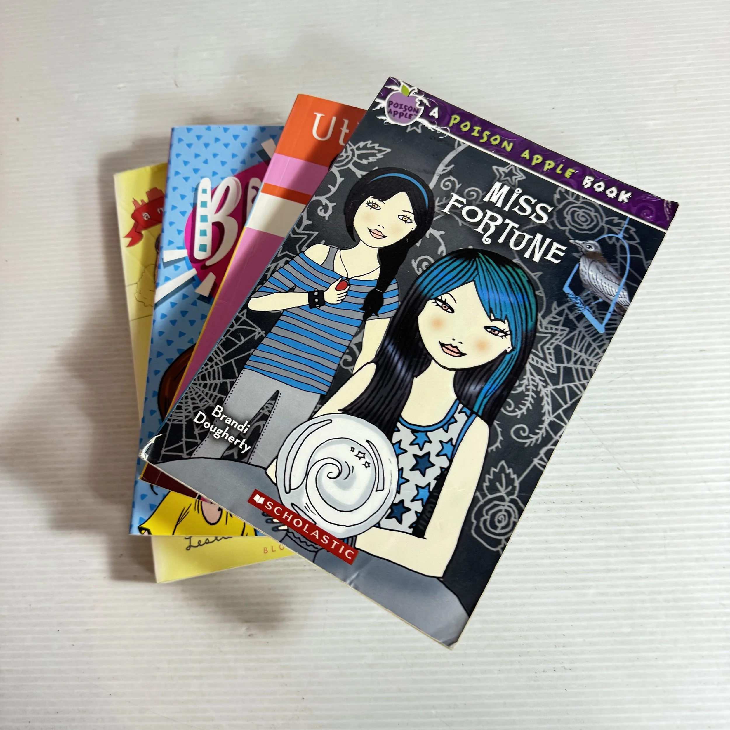 Children's Chapter Book Bundle x 4 Books - Miss Fortune, Vanishing Acts, Utterly Me, Clarice Bean, & Blabber Mouth (636)