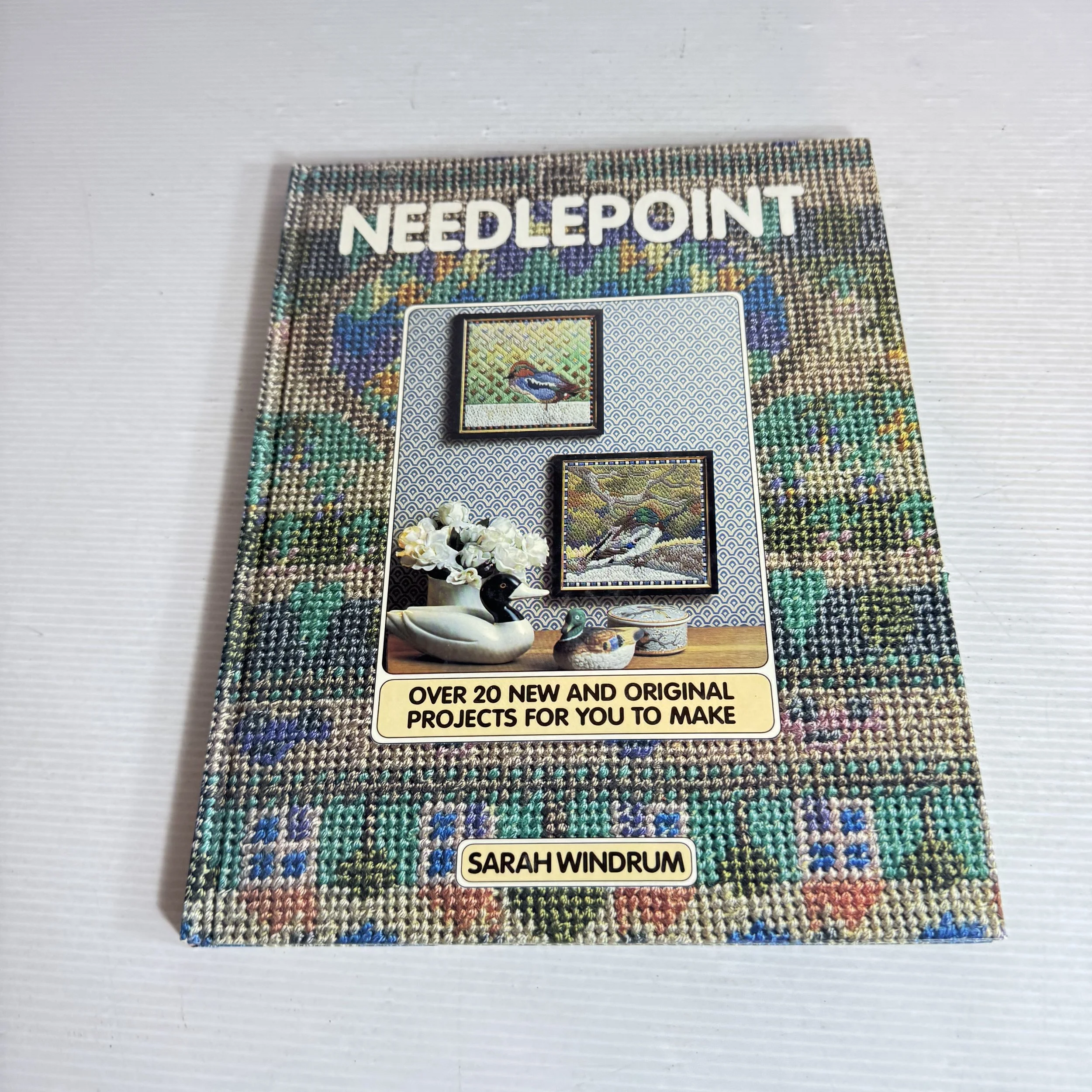 Needlepoint : Over 20 New and Original Projects for You to Make - Sarah Windrum (Vintage 1980)