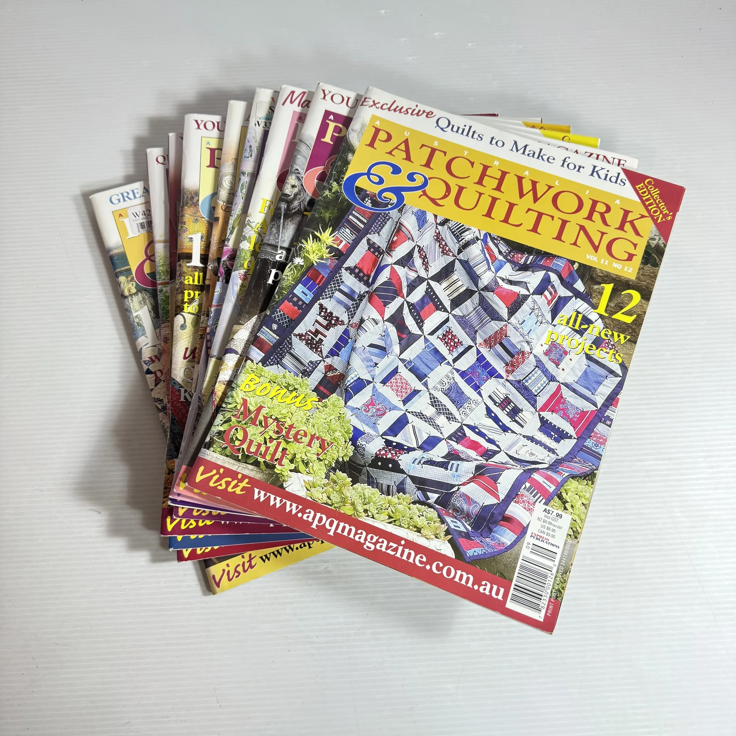 Patchwork & Quilting Magazine Bundle x9
