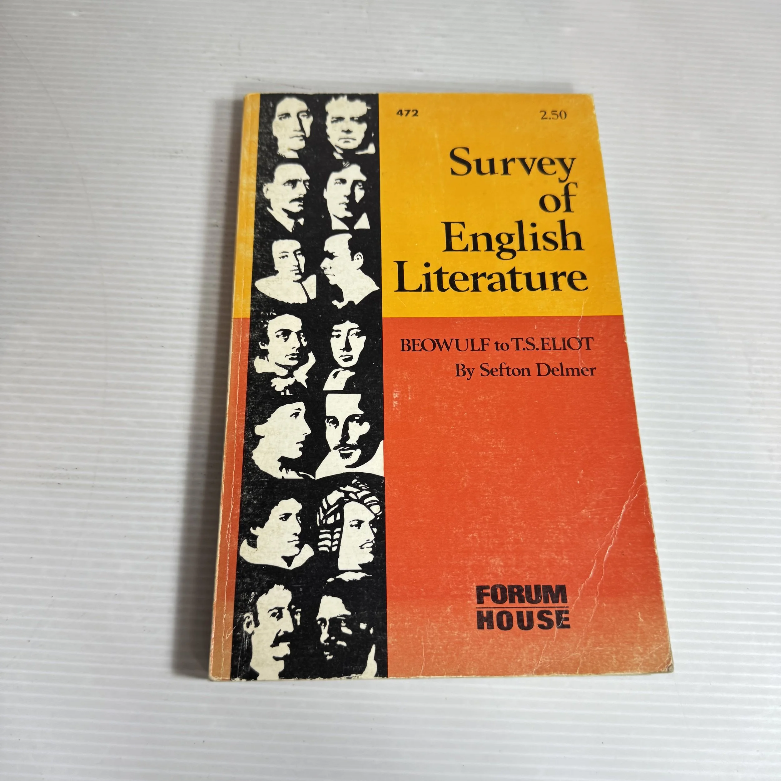 Survey Of English Literature - Sefton Delmer (Vintage 1968)