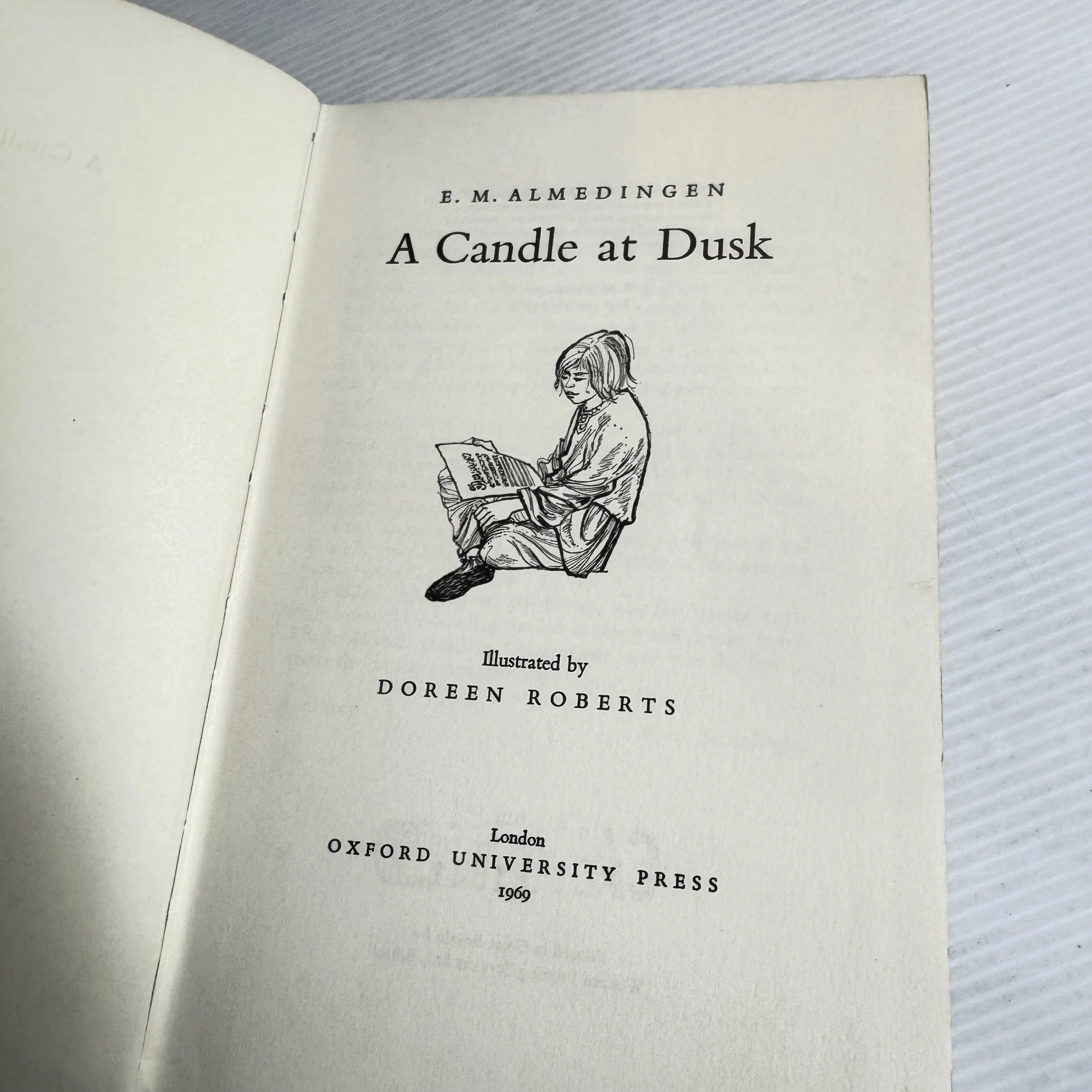 A Candle At Dusk - E. M. Almwdingen (Vintage 1969)