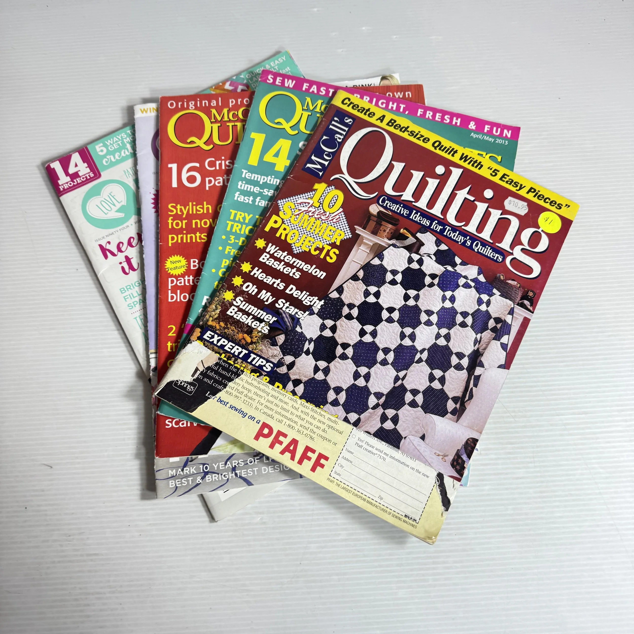 Assorted Quilting Magazine Bundle x5