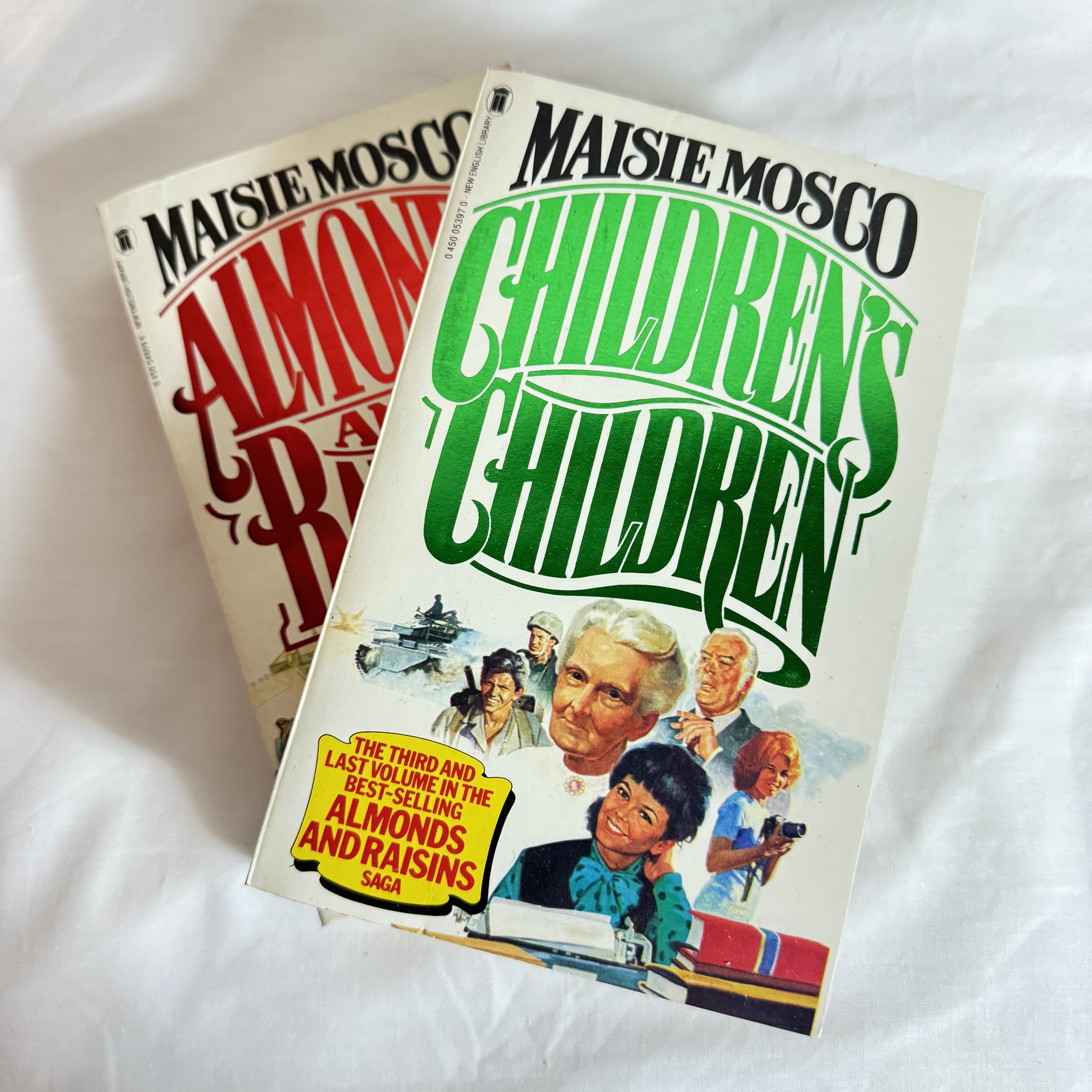 Masie Mosco Book Bundle x 2 Vintage (1982) Almonds & Raisins and Children's Children
