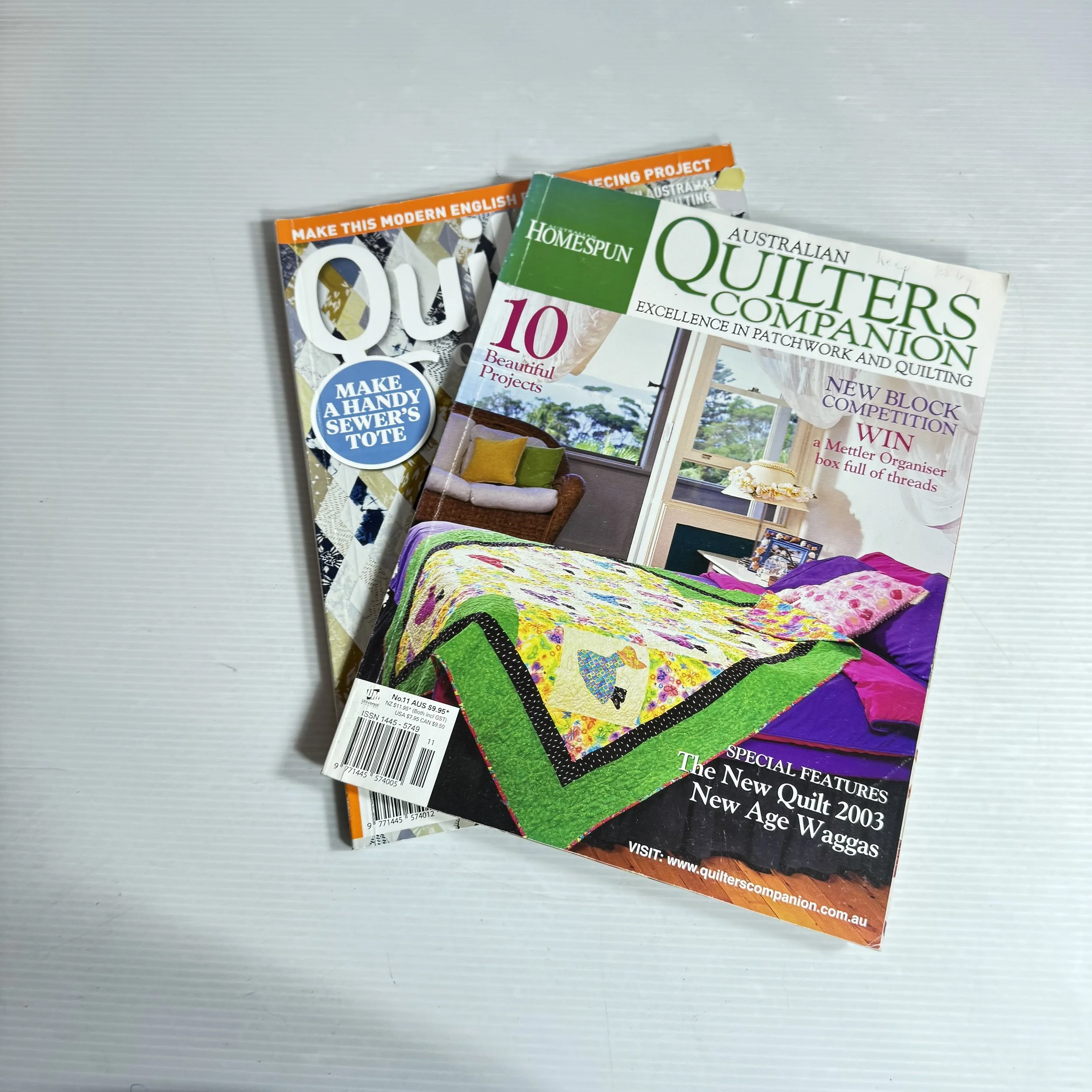 Quilters Magazine Bundle x2