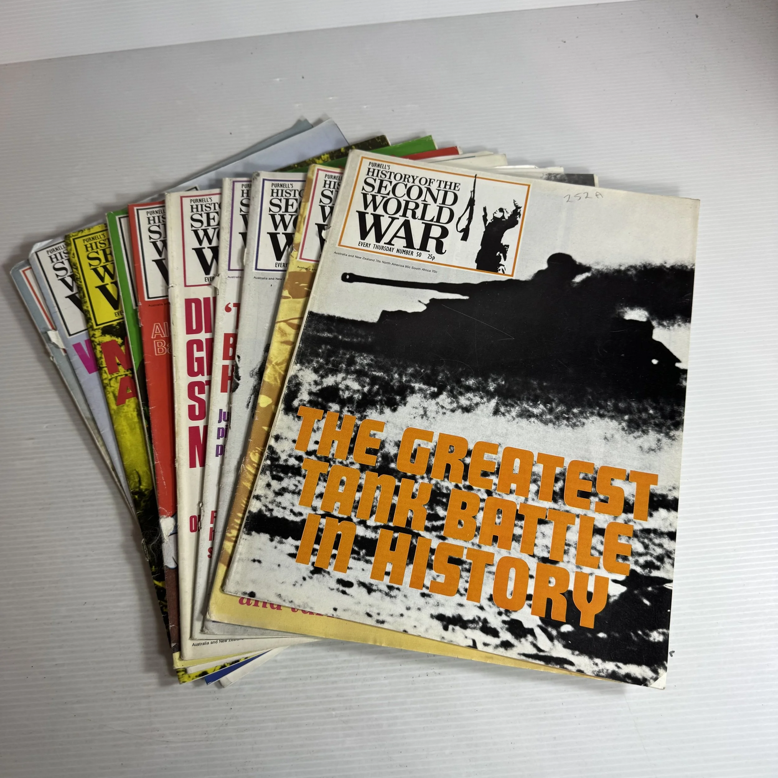 Purnell's History Of The Second World War Magazine Bundle x10 (Issues 50-59)