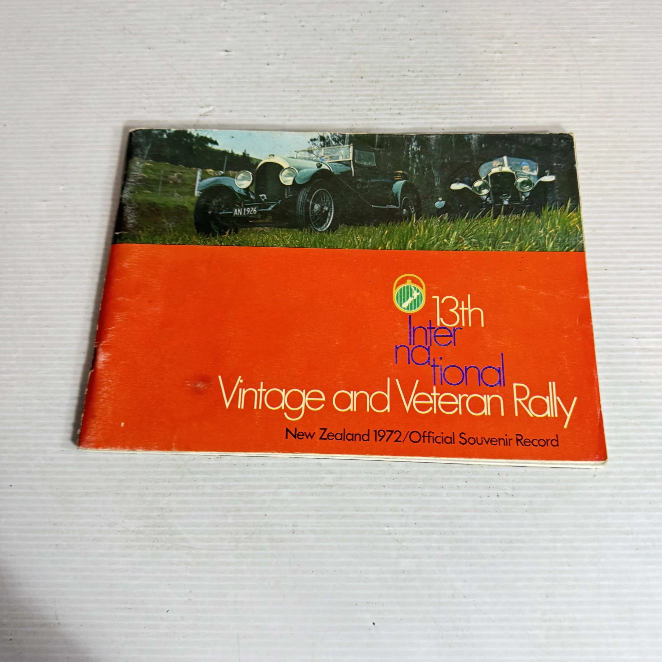 13th International Vintage and Veteran Rally : New Zealand 1972/Official Souvenir Record (Vintage 1972)
