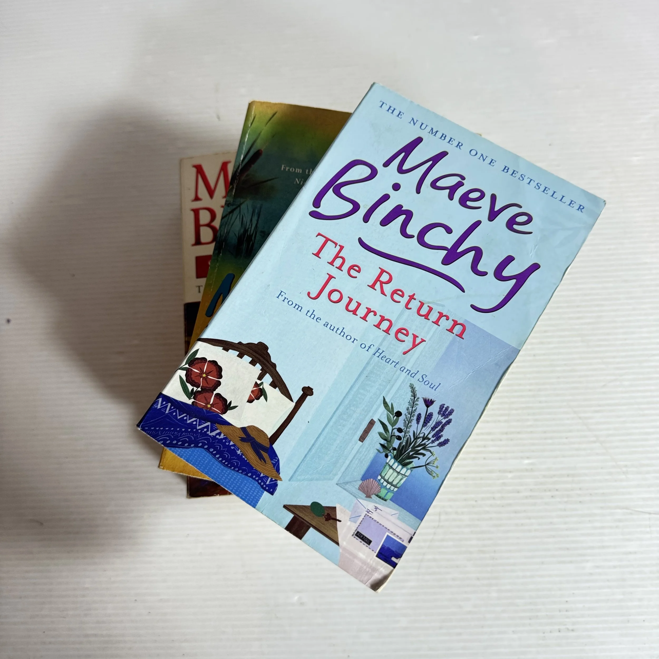 Maeve Binchy Book Bundle x3 (640) The Return Journey, The Glass Lake, & Scarlet Feather