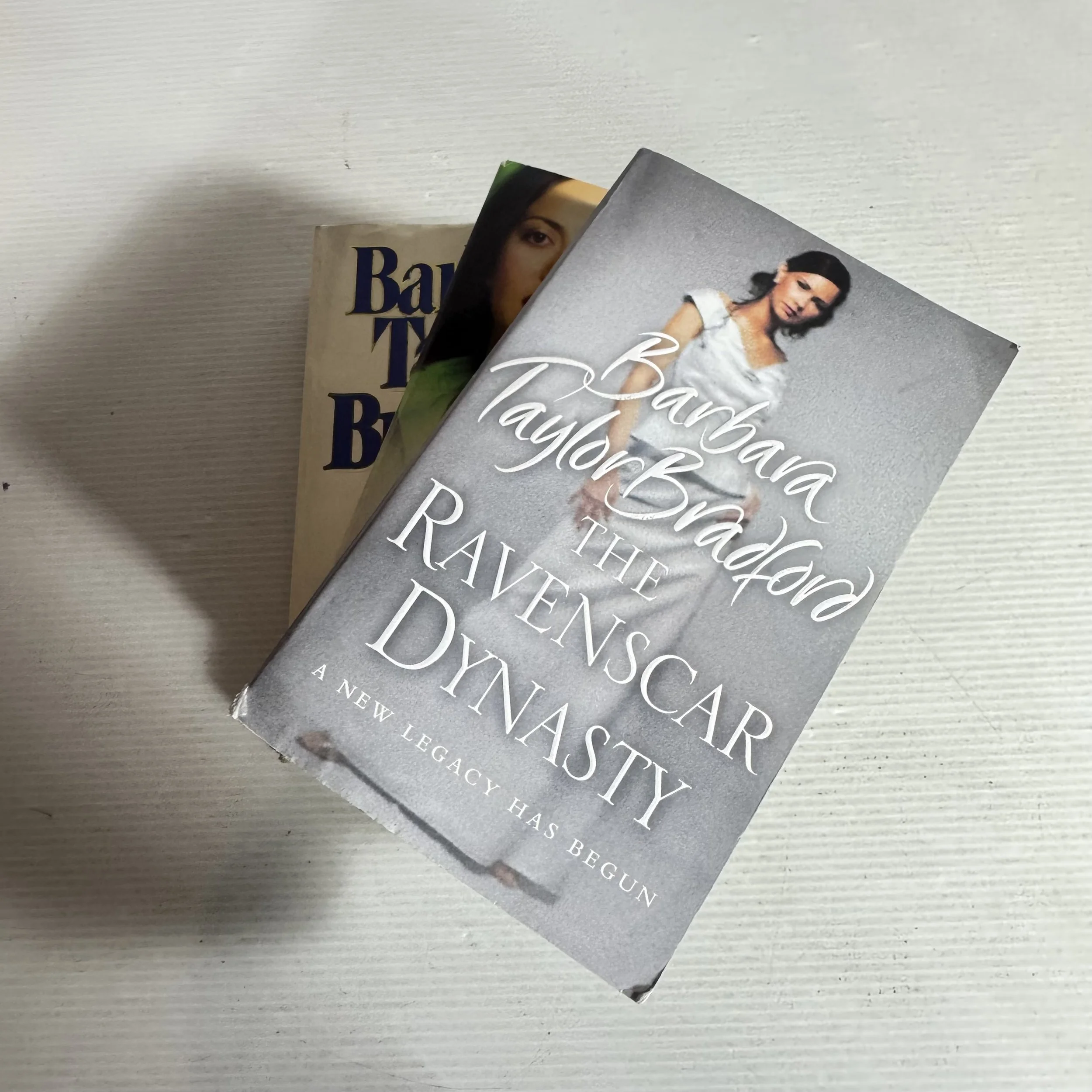 Barbara Taylor Bradford Book Bundle x3 (634) Act of Will, The Ravenscar Dynasty, & Angel