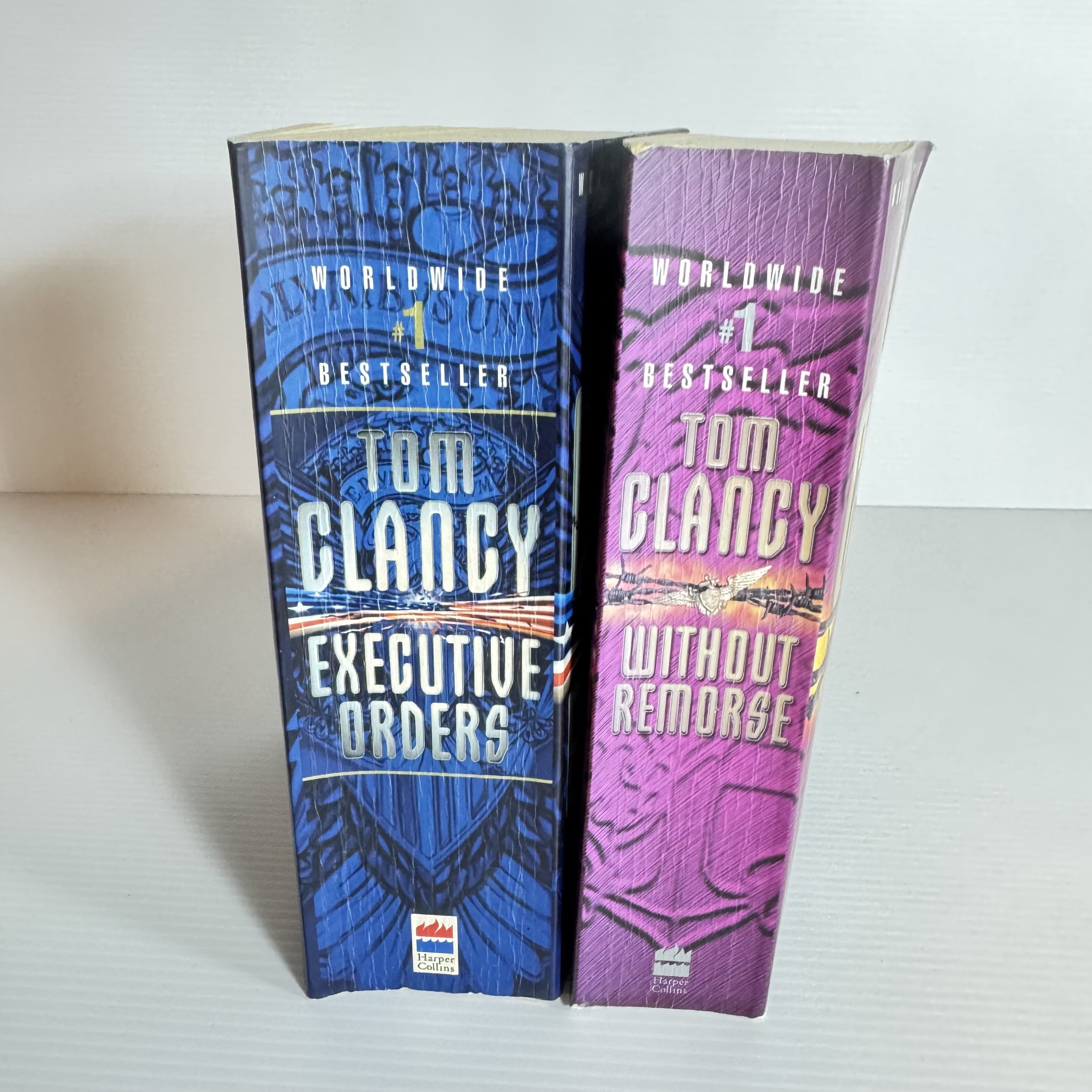 Tom Clancy Book Bundle x 2 Books : Without Remorse & Executive Orders (2034)