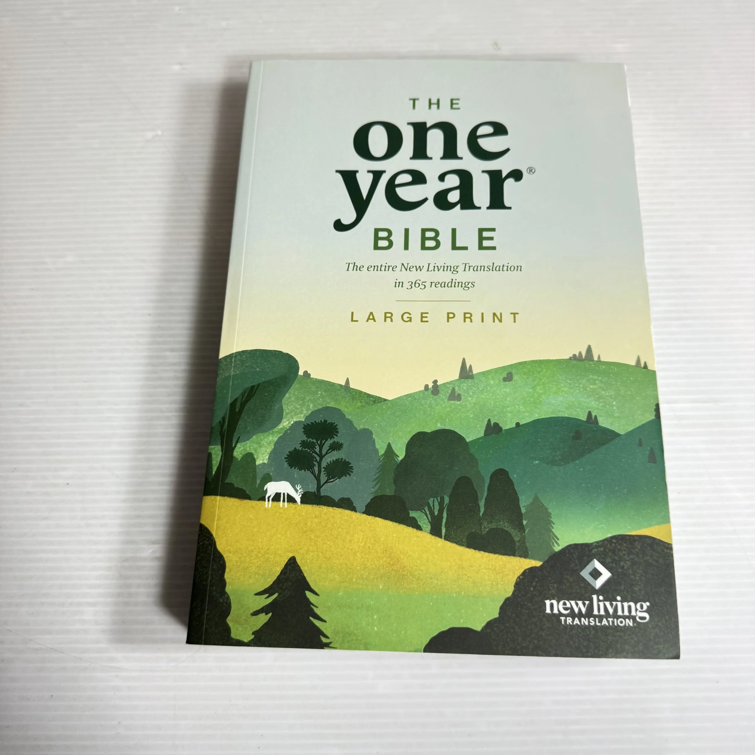 The One Year Bible (Large Print) New Living Translation