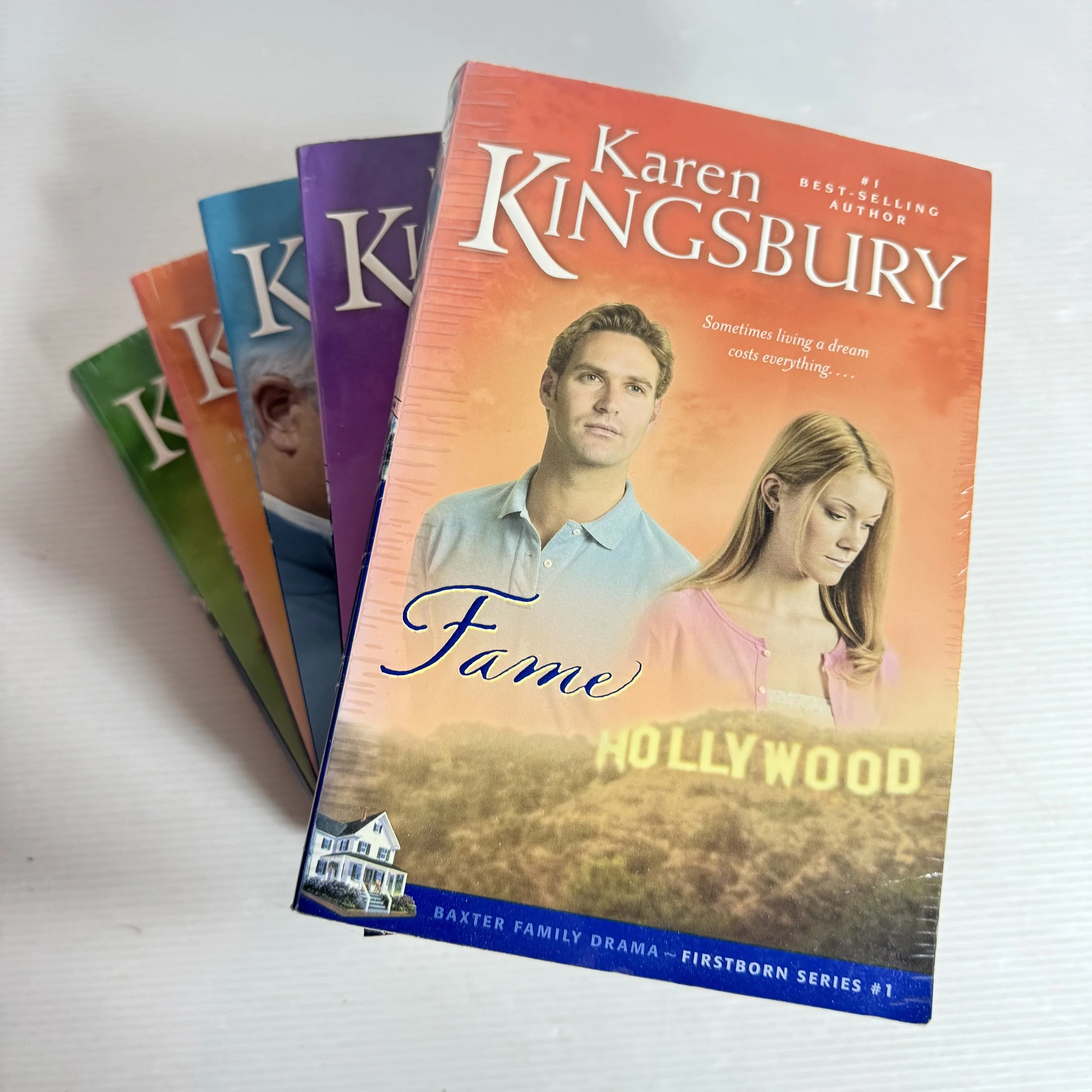 Baxter Family Drama - First Born Series Books 1-5 - Karen Kingsbury Book Bundle