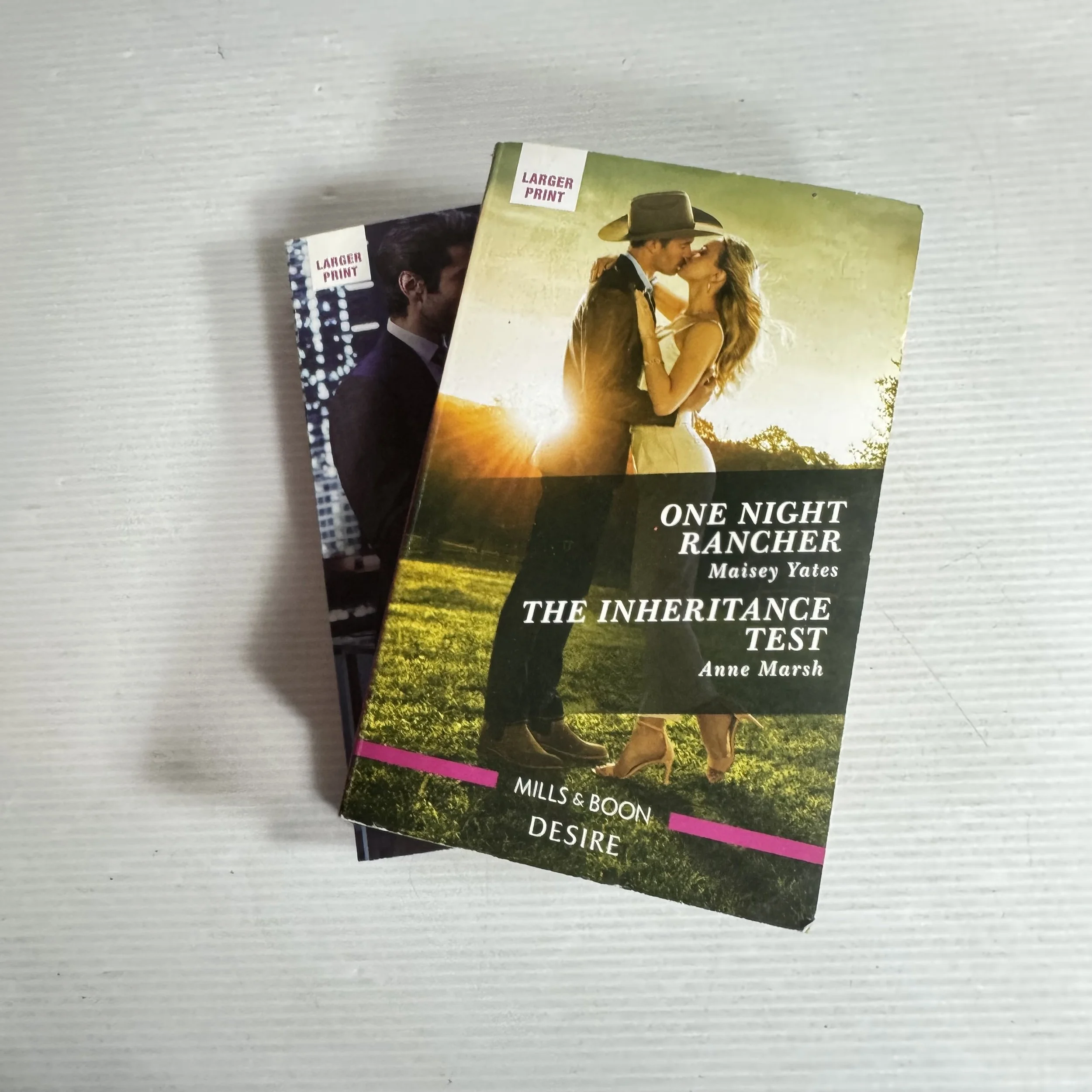 Mills And Boon (Desire) Book Bundle x 2 - Large Print (2 Stories in each Book) (315)