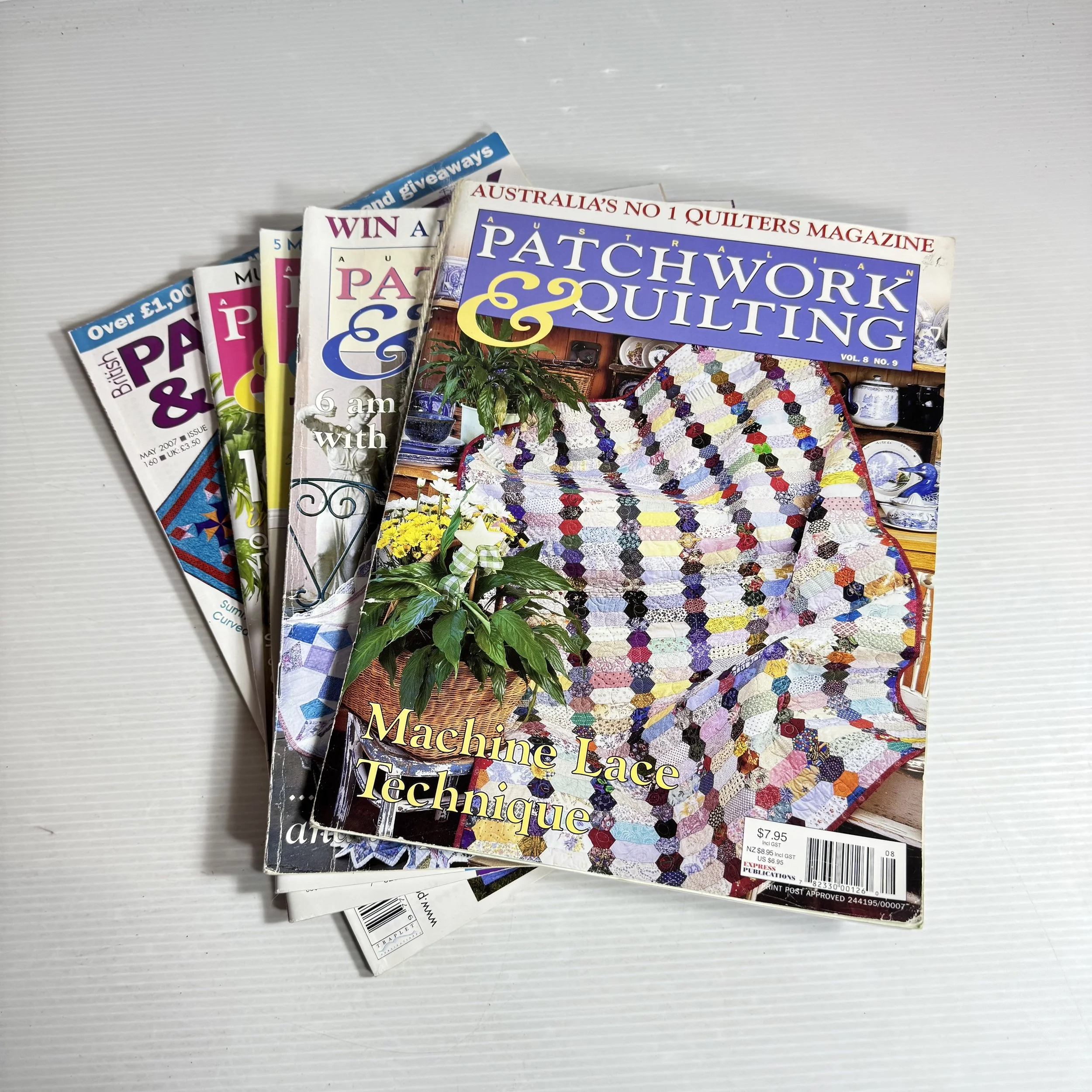 Patchwork & Quilting Magazine Bundle x5