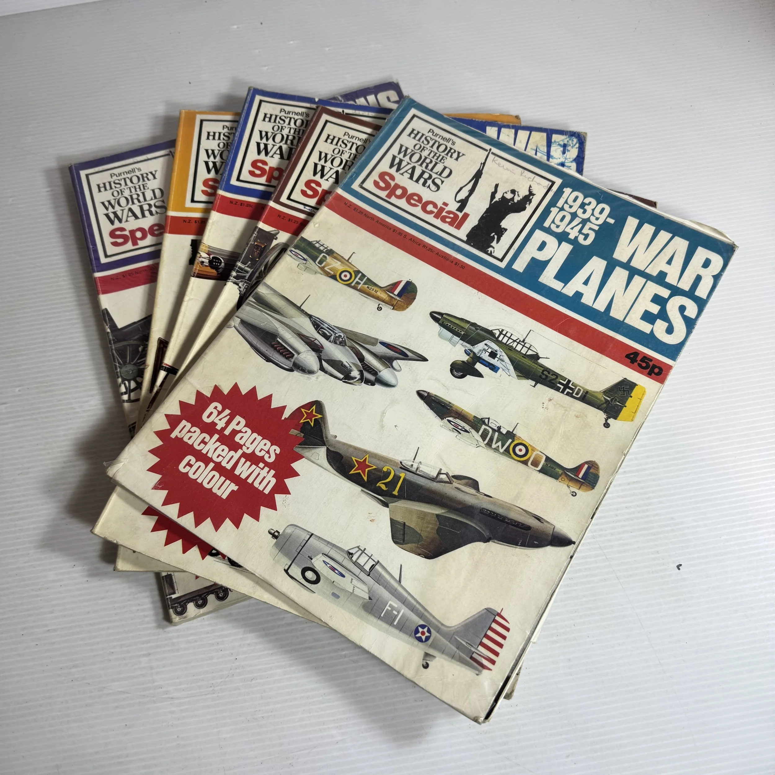 Purnell's History Of The Second World War Special Editions Magazine Bundle x5