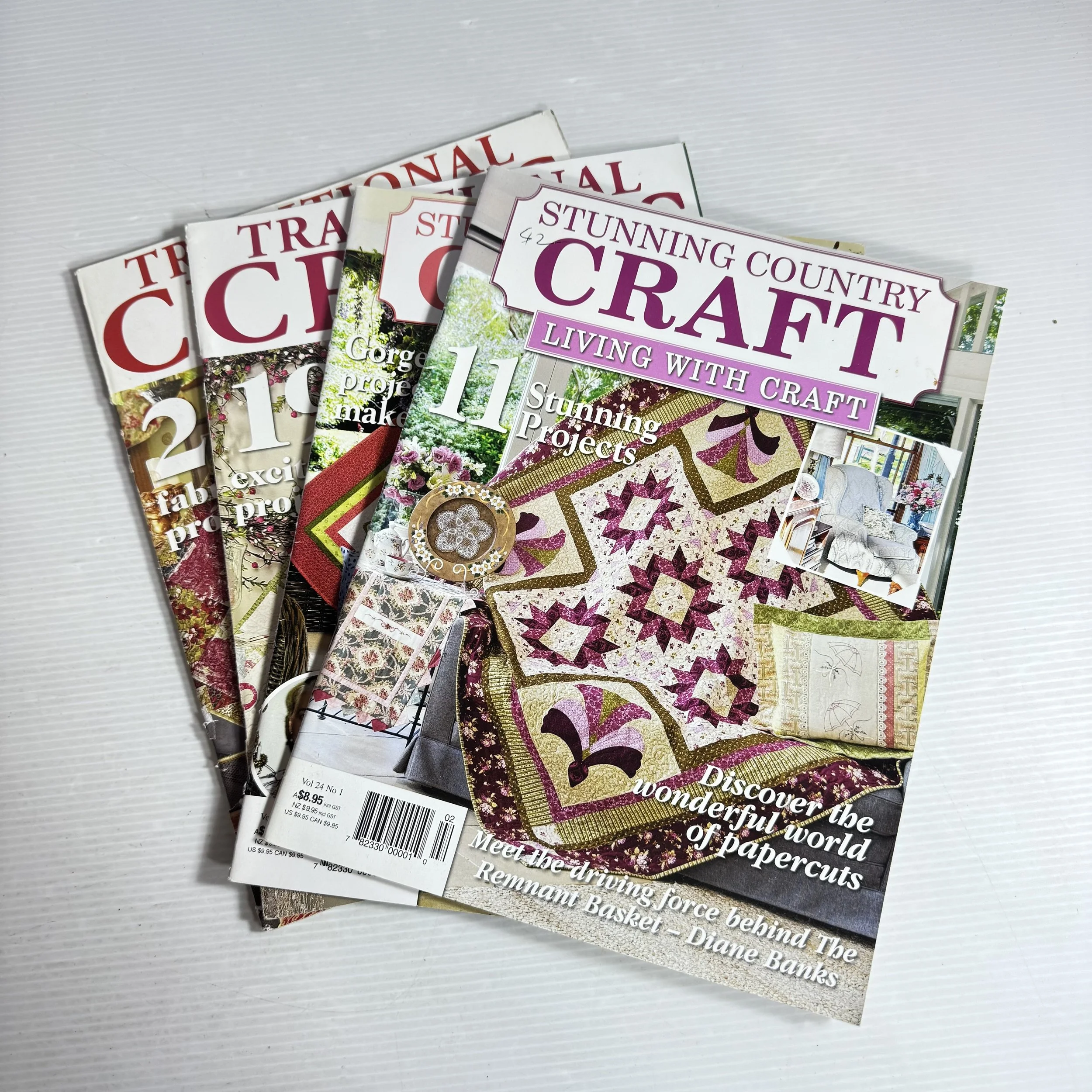 Stunning Country Craft & Traditional Crafts Magazine Bundle x4