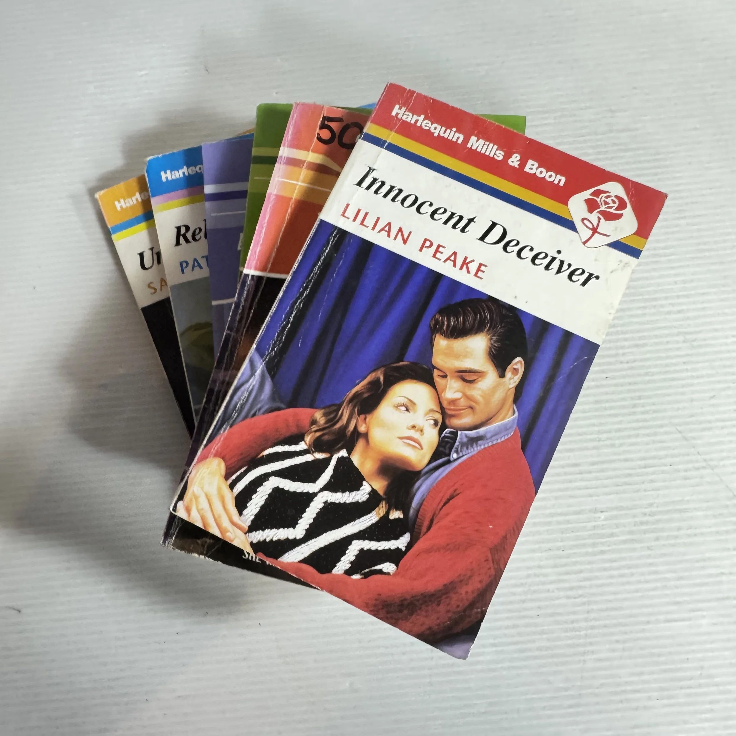Mills And Boon Book Bundle x 6 Smaller Older Style