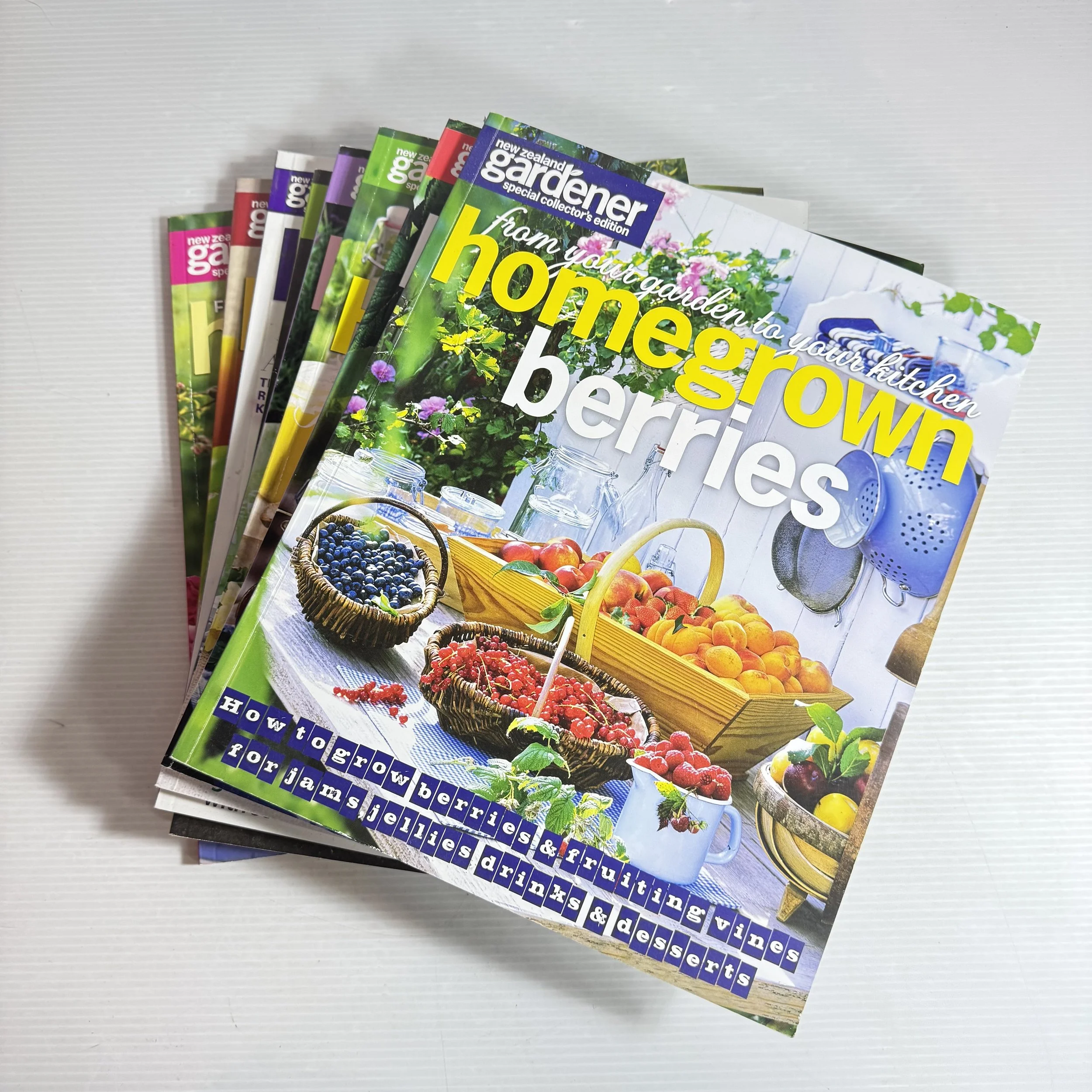 New Zealand Gardener Special Collector's Edition Magazine Bundle x8