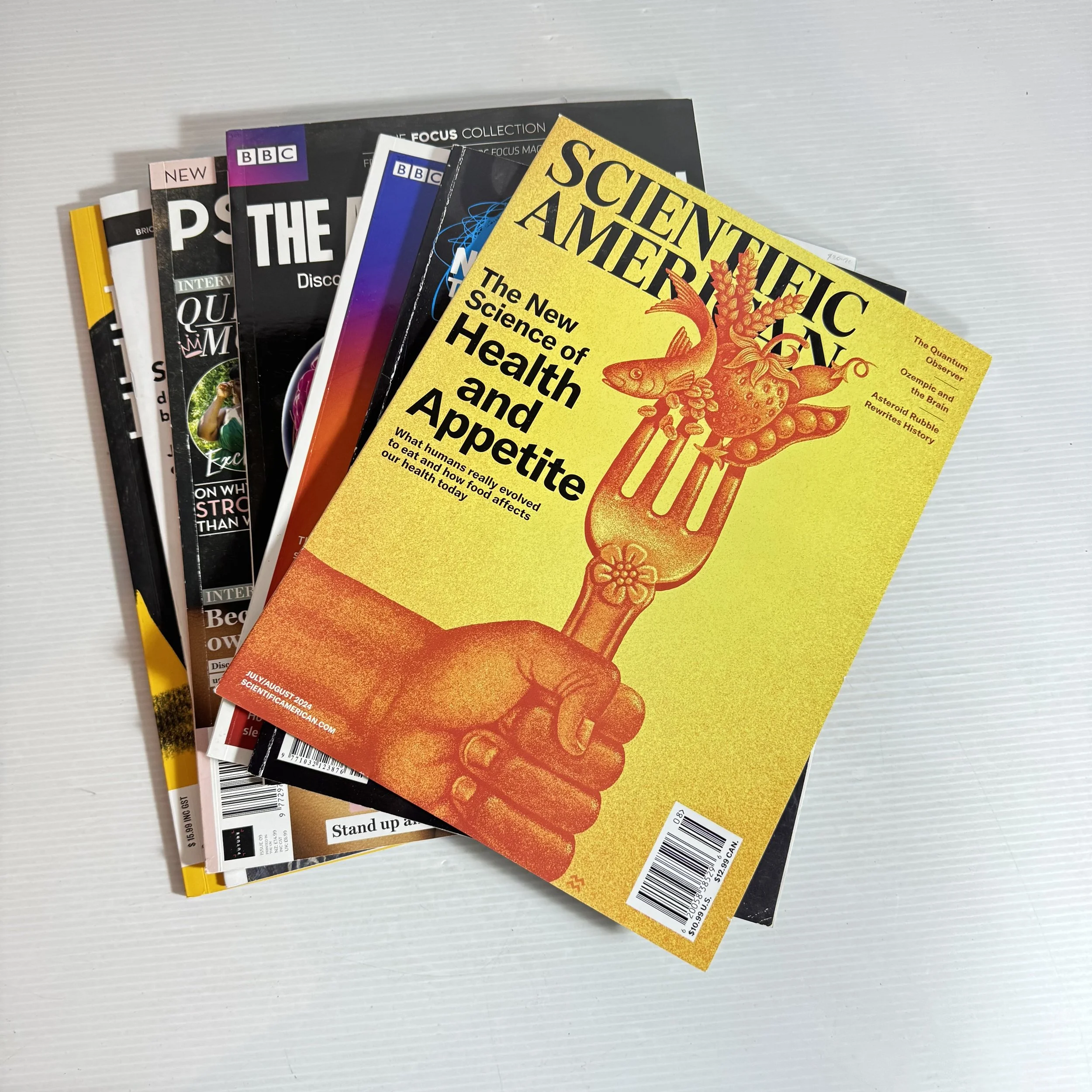 Magazines on the Brain bundle x7