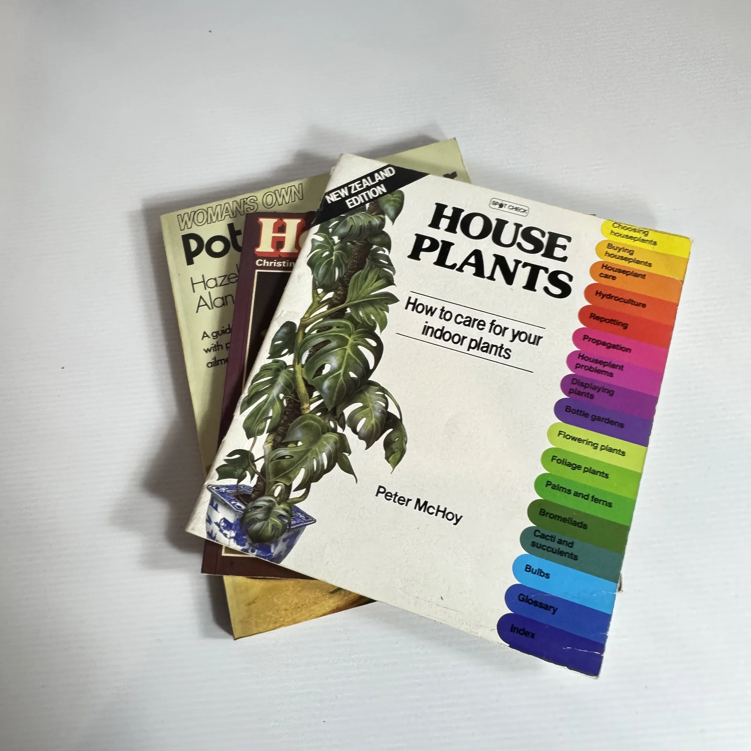 House Plant Book Bundle x 3 Books : Woman's Own Pot Plant Doctor, Houseplants x 2 (Vintage 1970's) (507)