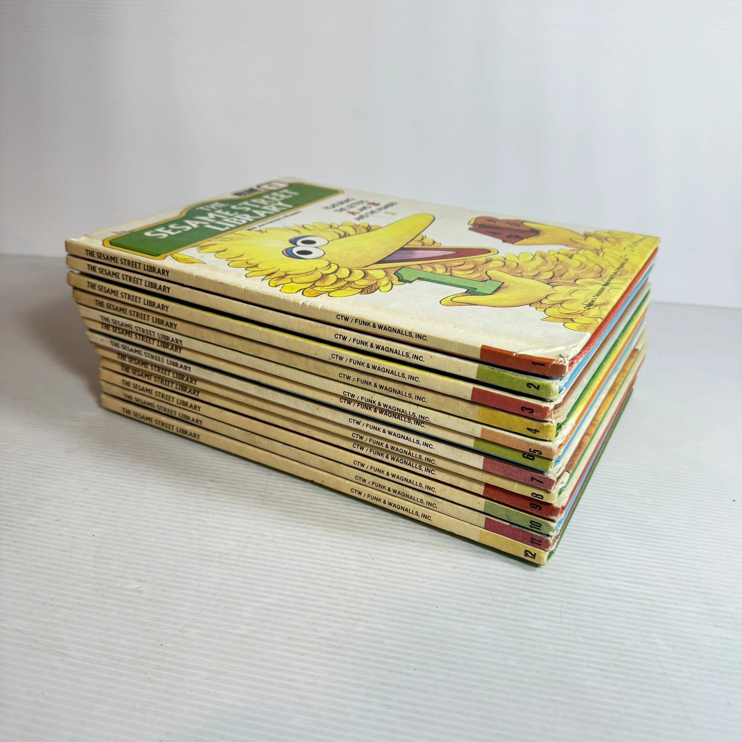 The Sesame Street Library Books 1-12 Book Bundle x 12 Volumes (Vintage 1978)