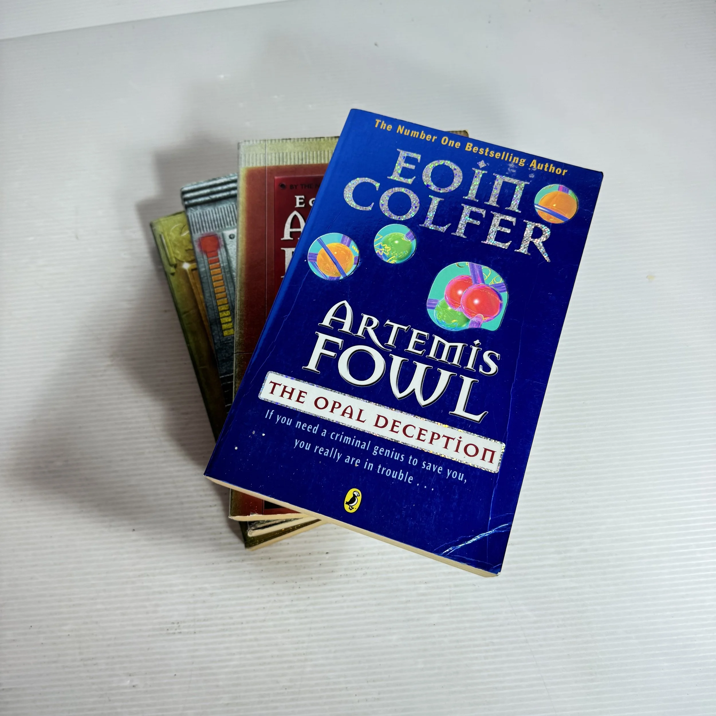 Eoin Colfer Artemis Fowl Book Bundle x 4 Artemis Fowl, The Eternity Code, The Opal Deception, The Arctic Incident (332)