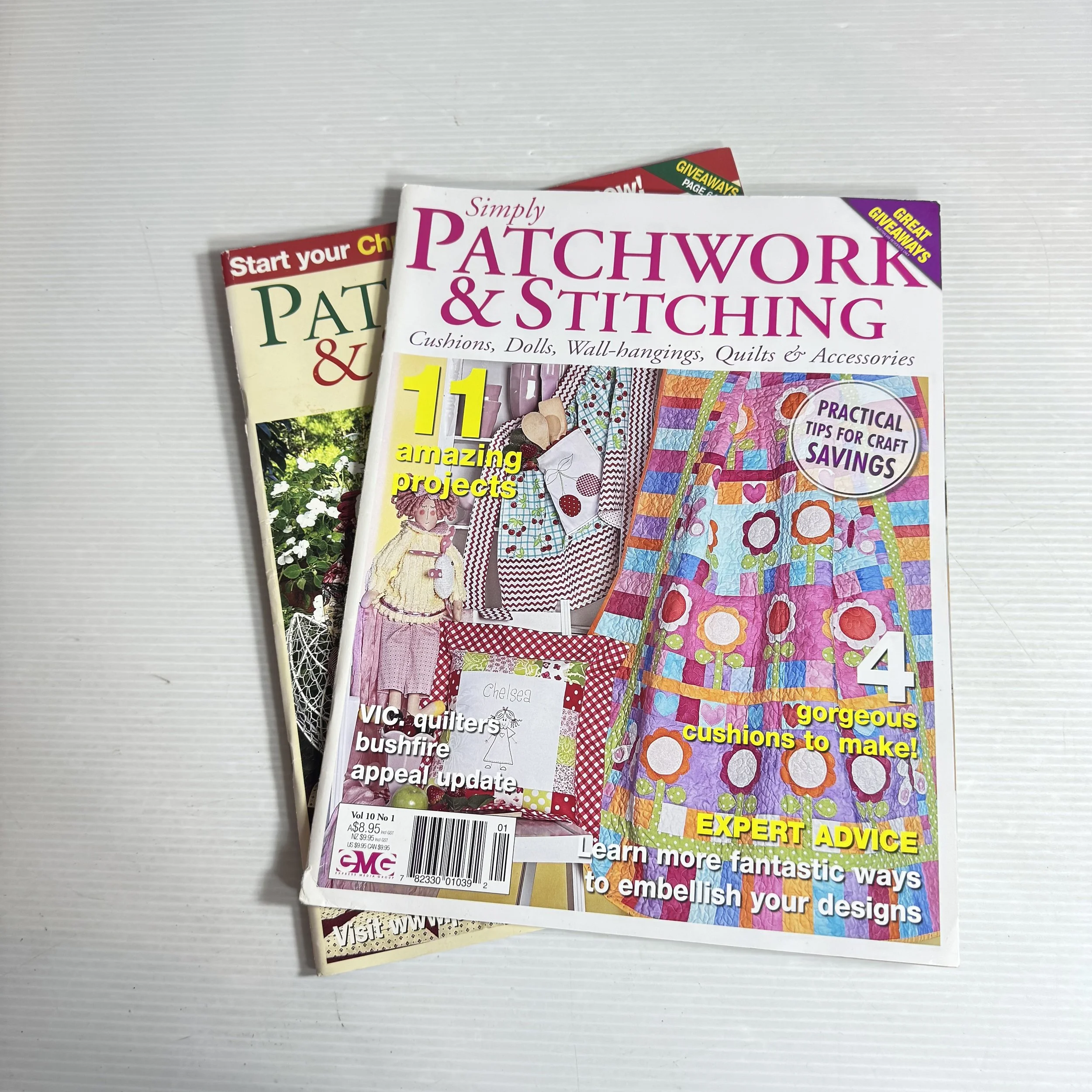 Patchwork & Stitching Magazine Bundle x2