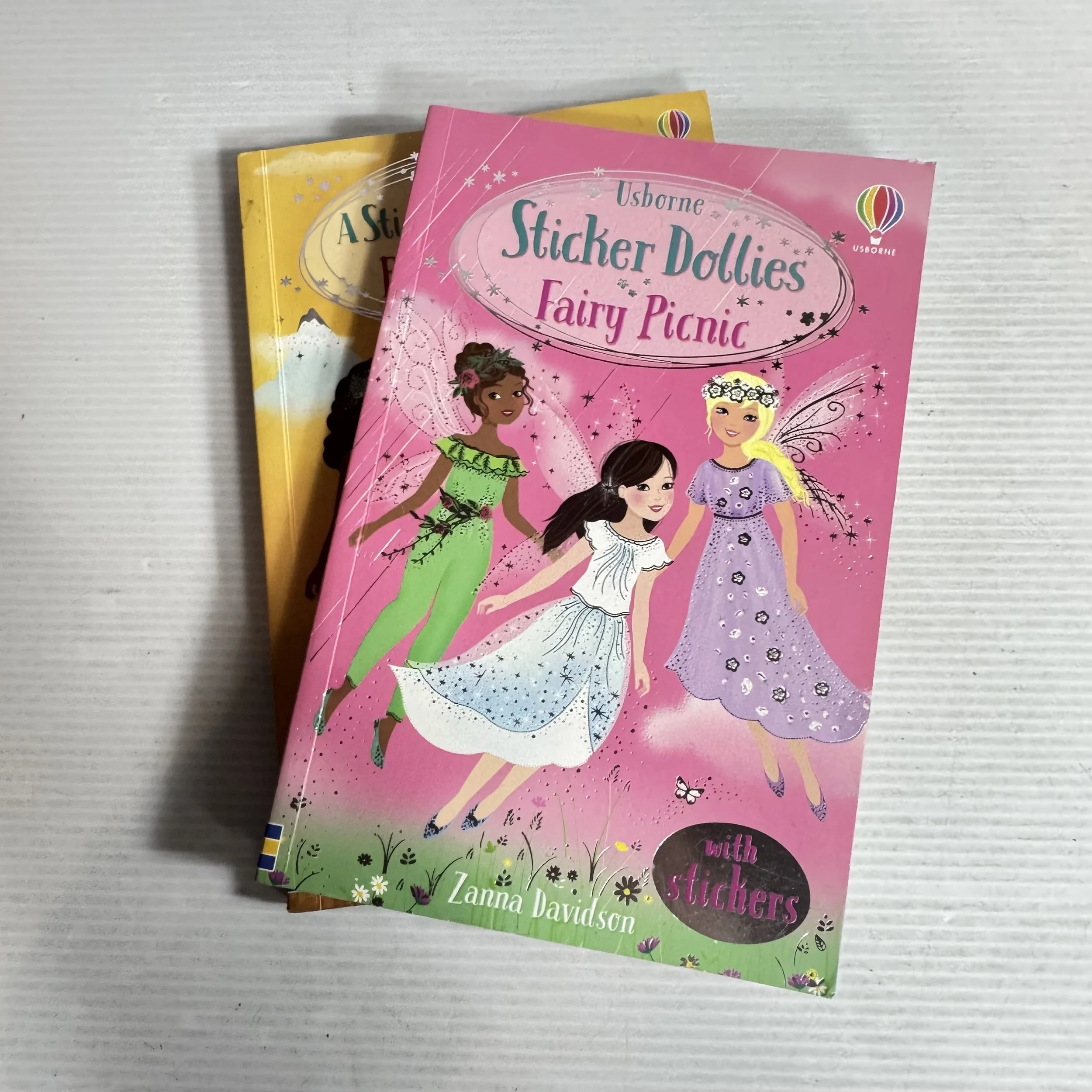 Sticker Dollies Book Bundle x 2 Fairy Picnic & Baby Dragon (327)