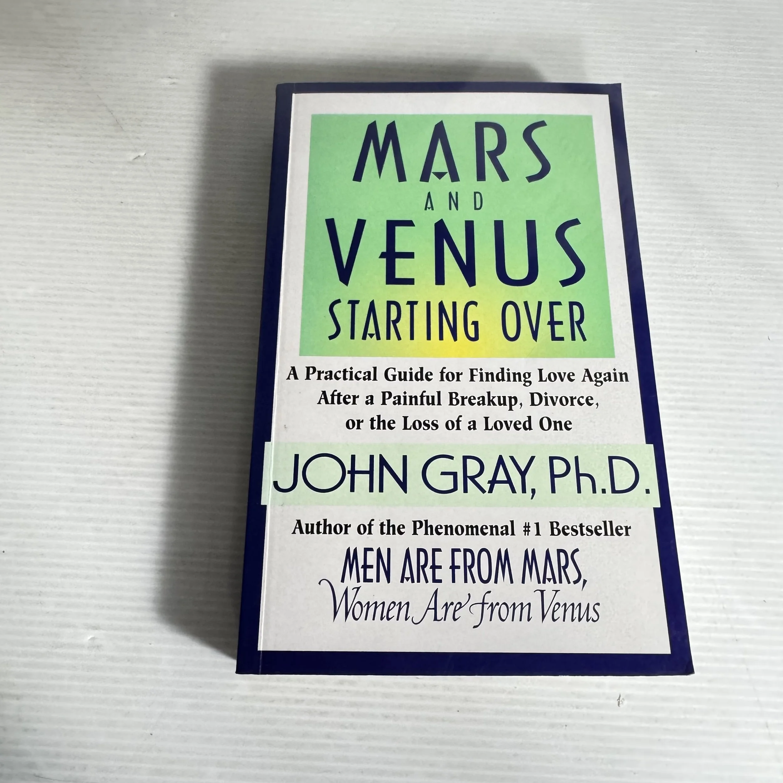Mars and Venus Starting Over : A Practical Guide for Finding Love Again - John Gray, Ph.D.