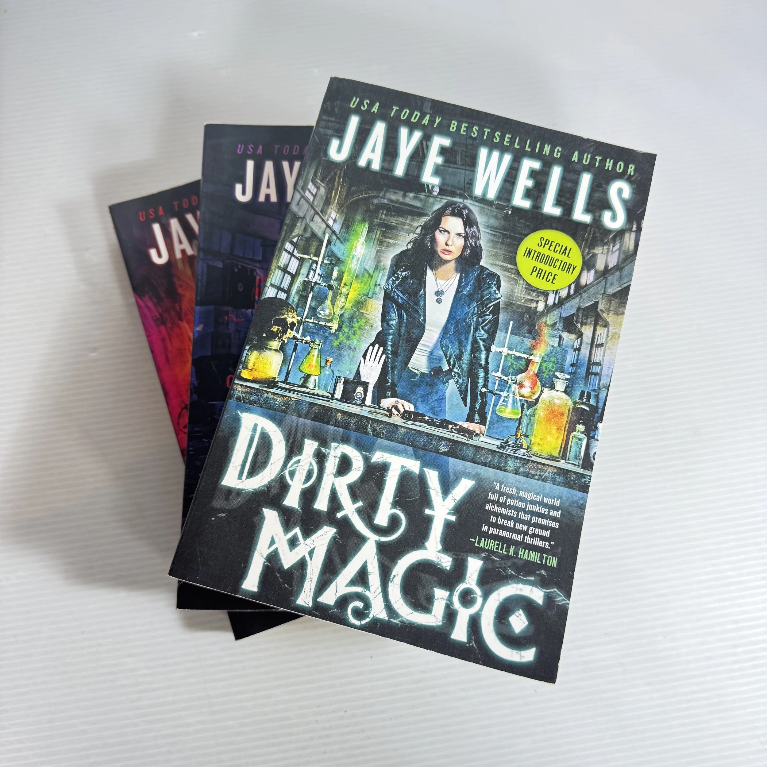 Prospero's War Books 1-3 - Jaye Wells Book Bundle x 3 Dirty Magic, Cursed Moon & Deadly Spells