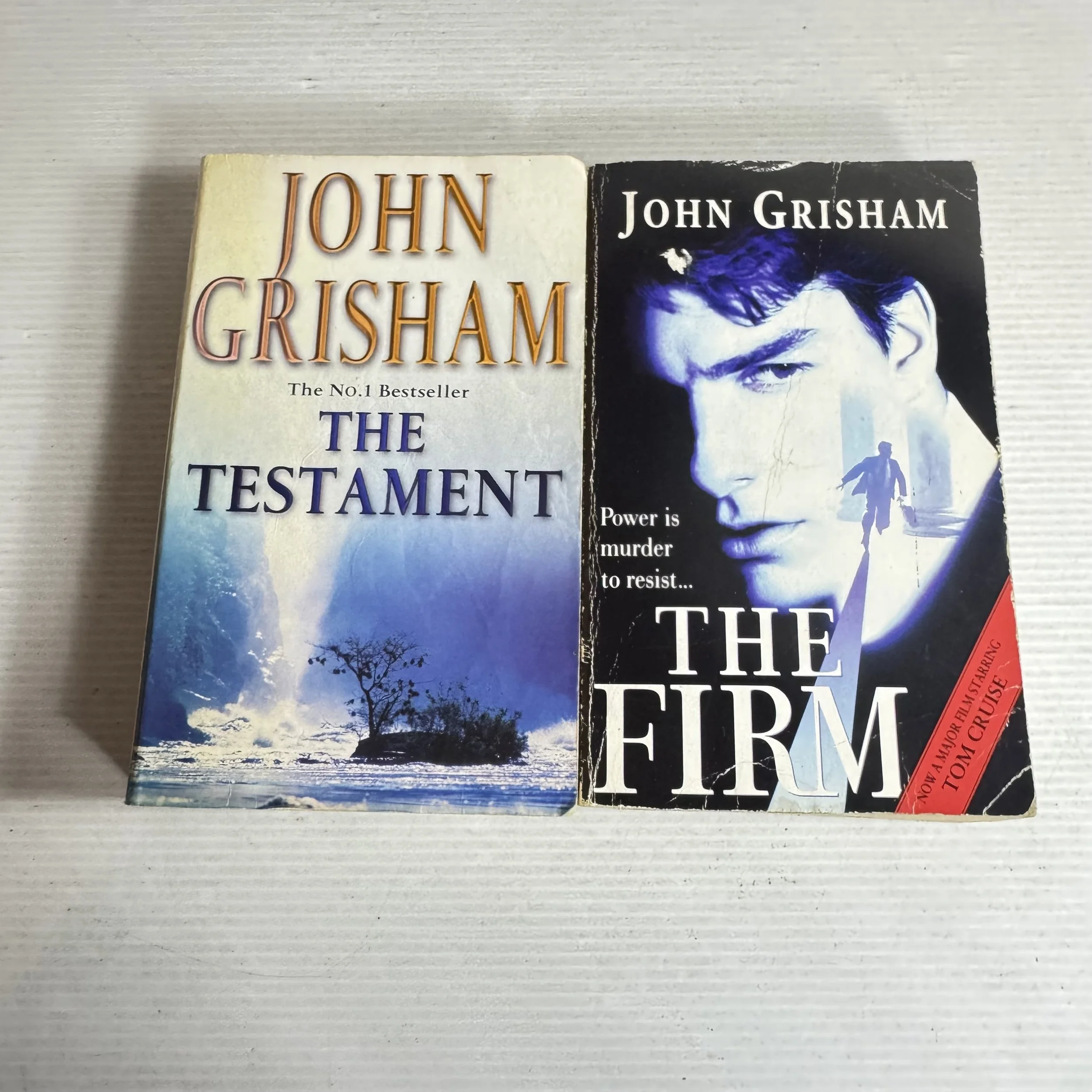 John Grisham Book Bundle x2 (633) The Firm & The Testament