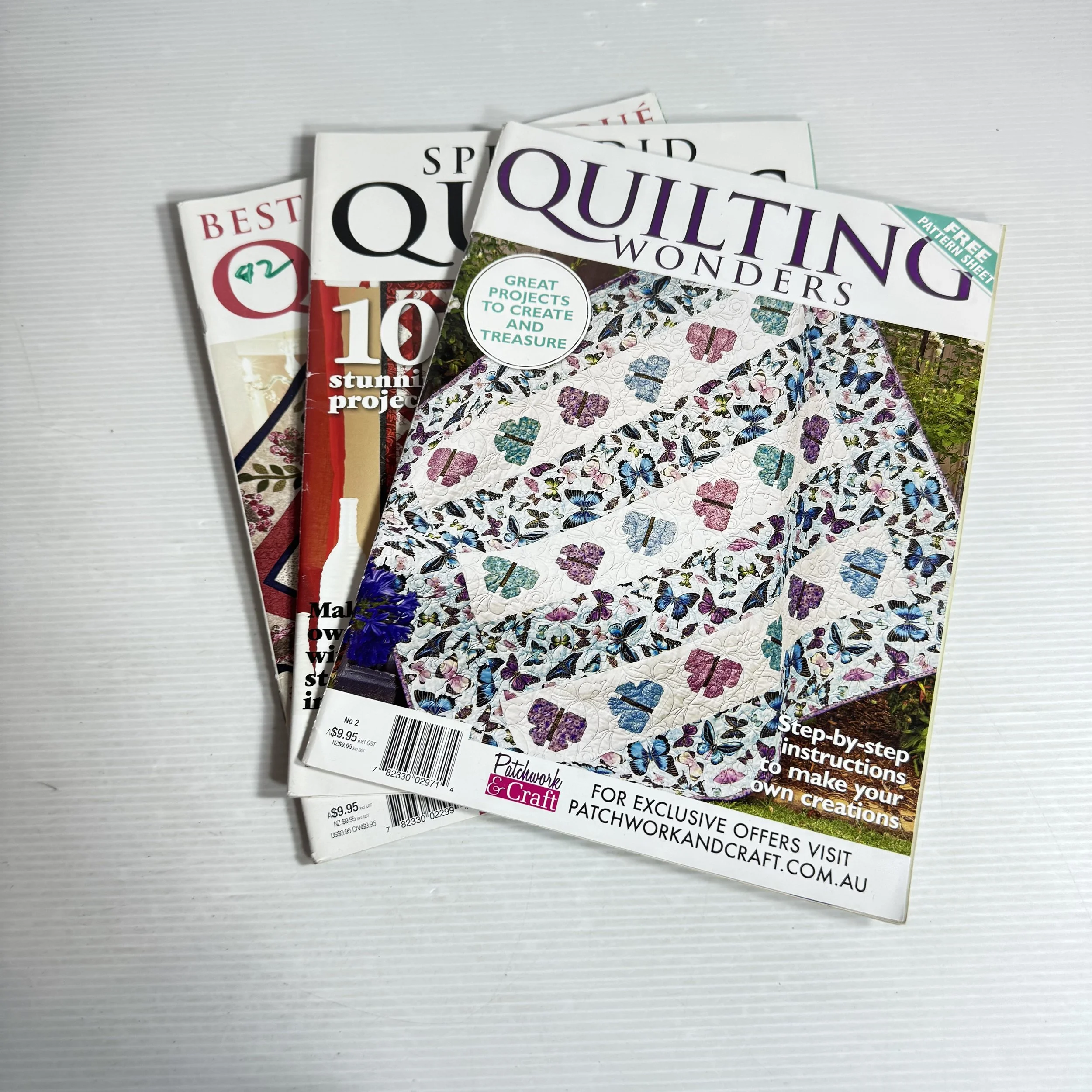 Assorted Quits Magazine Bundle x3