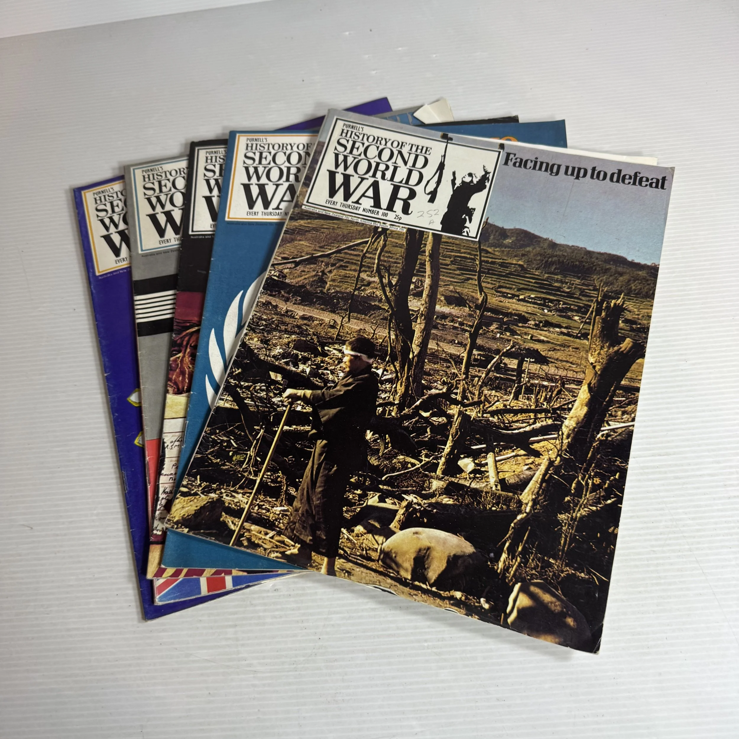 Purnell's History Of The Second World War Magazine Bundle x5 (Issues 100-106)