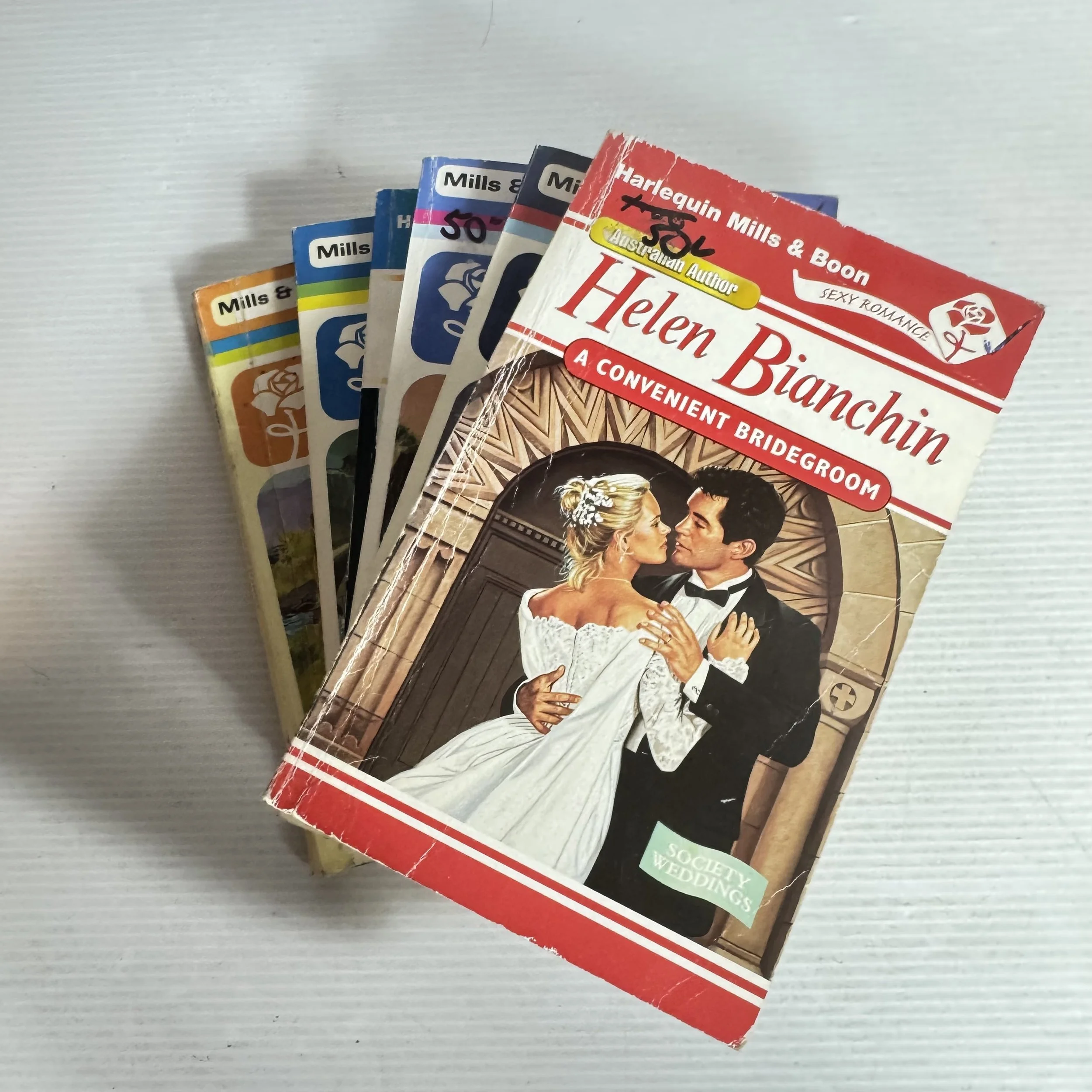 Mills And Boon Book Bundle x 6 Small Older Books