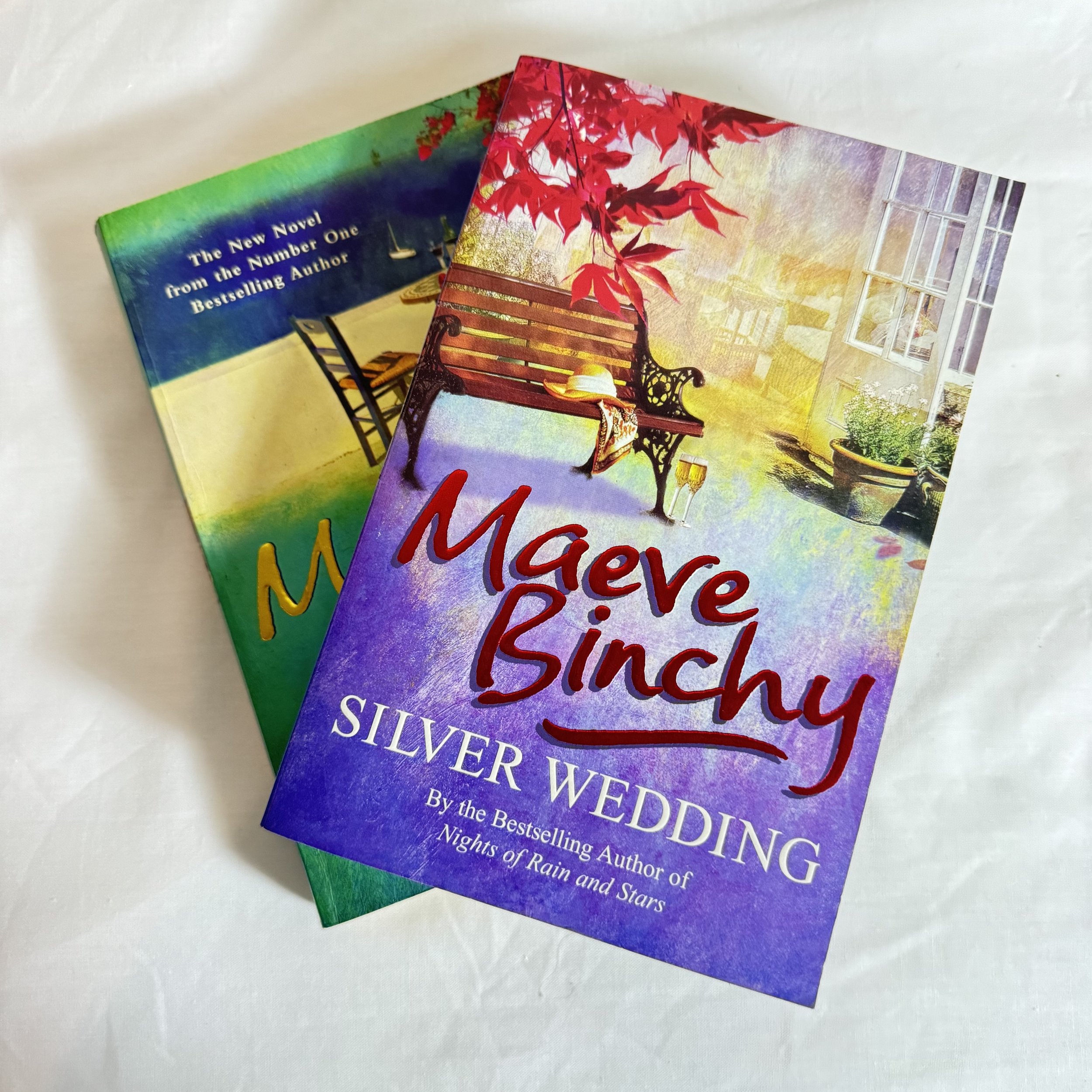 Maeve Binchy Book Bundle x 2 - Silver Wedding & Nights of Rain and Stars