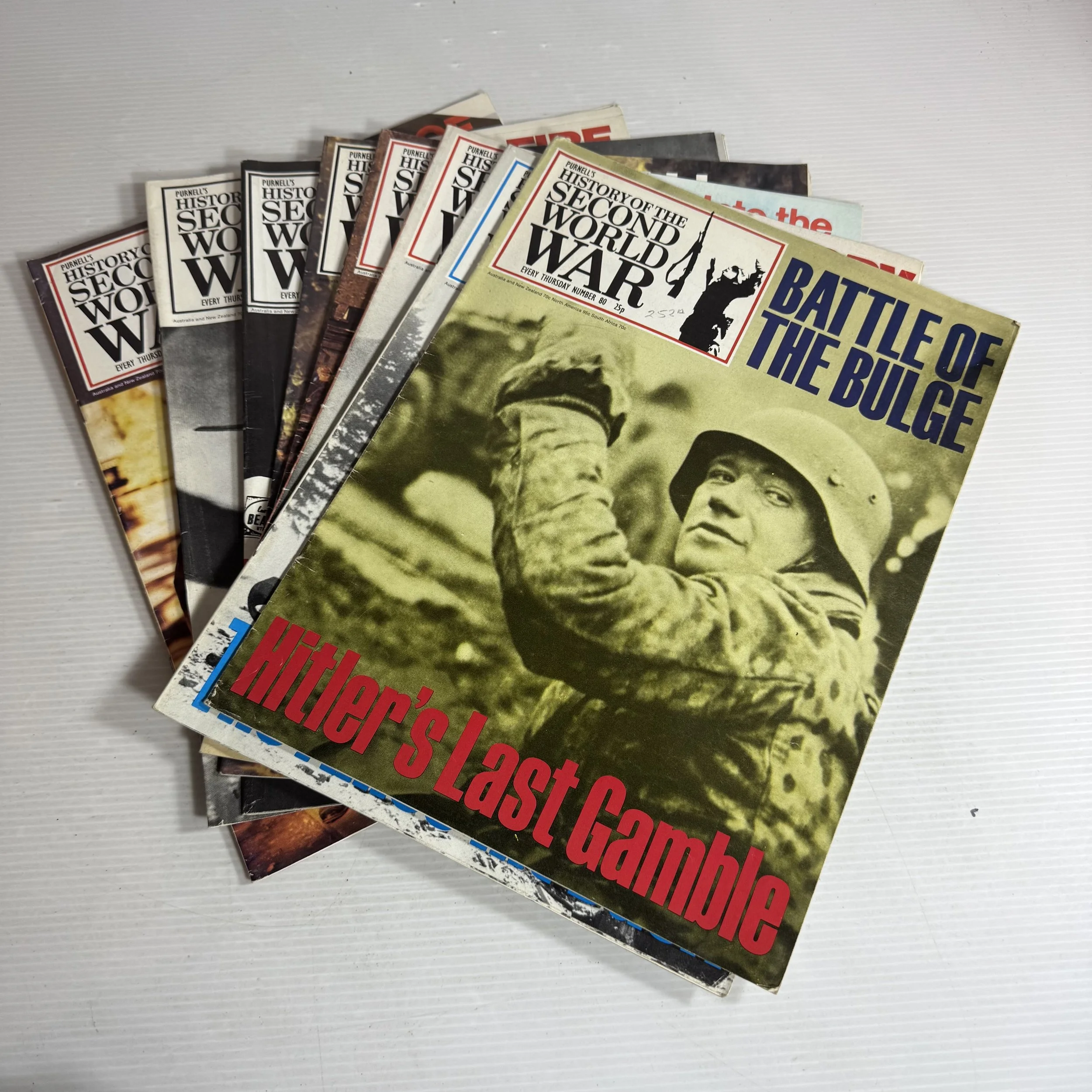 Purnell's History Of The Second World War Magazine Bundle x8 (Issues 80-89)