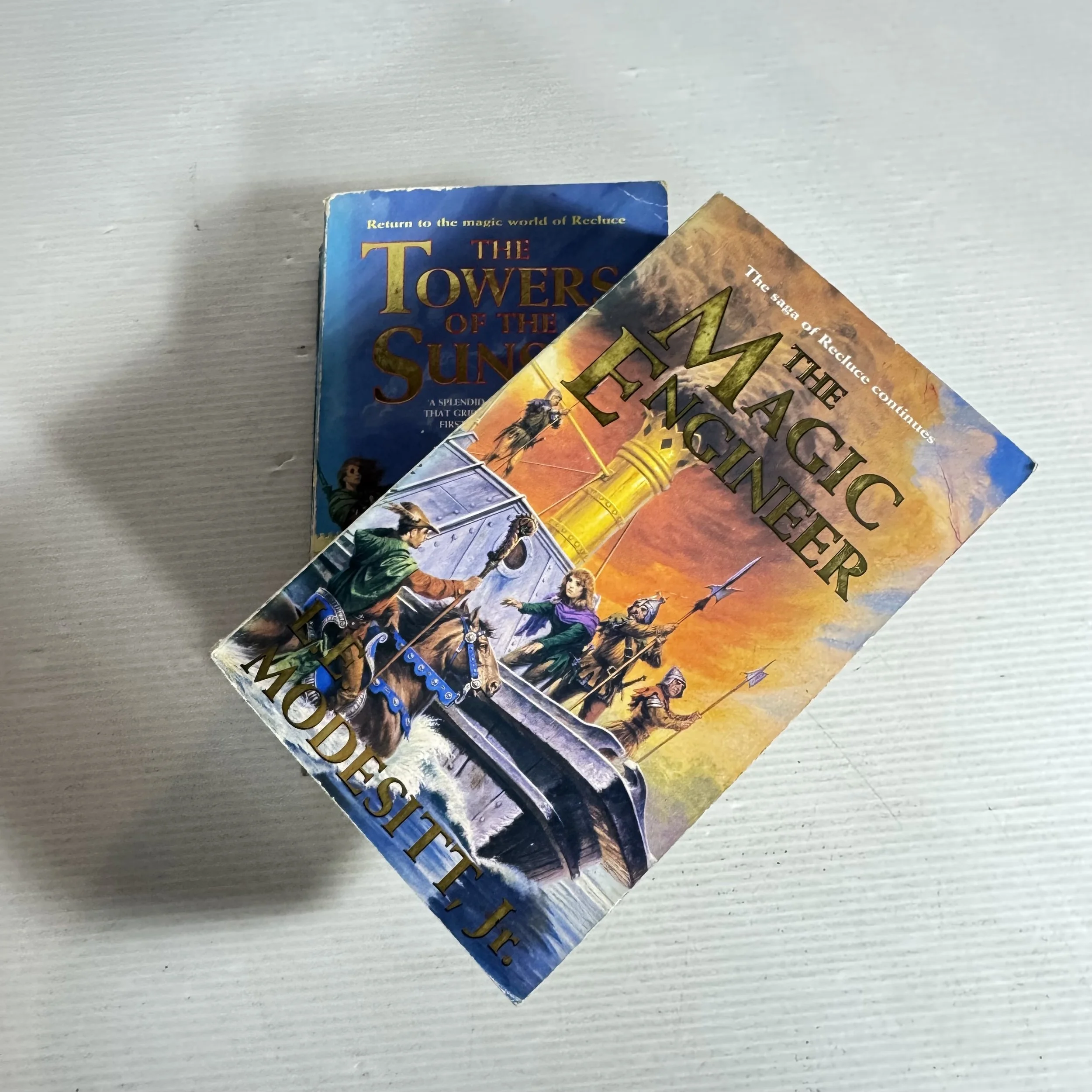 L. E. Modesitt, Jr. Book Bundle x 2 (433) The Towers of the Sunset & The Magic Engineer